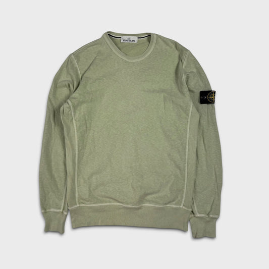 Stone Island Green Crewneck Sweatshirt L