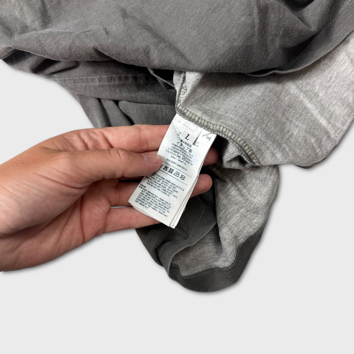 CP Company x Adidas Grey T-Shirt L