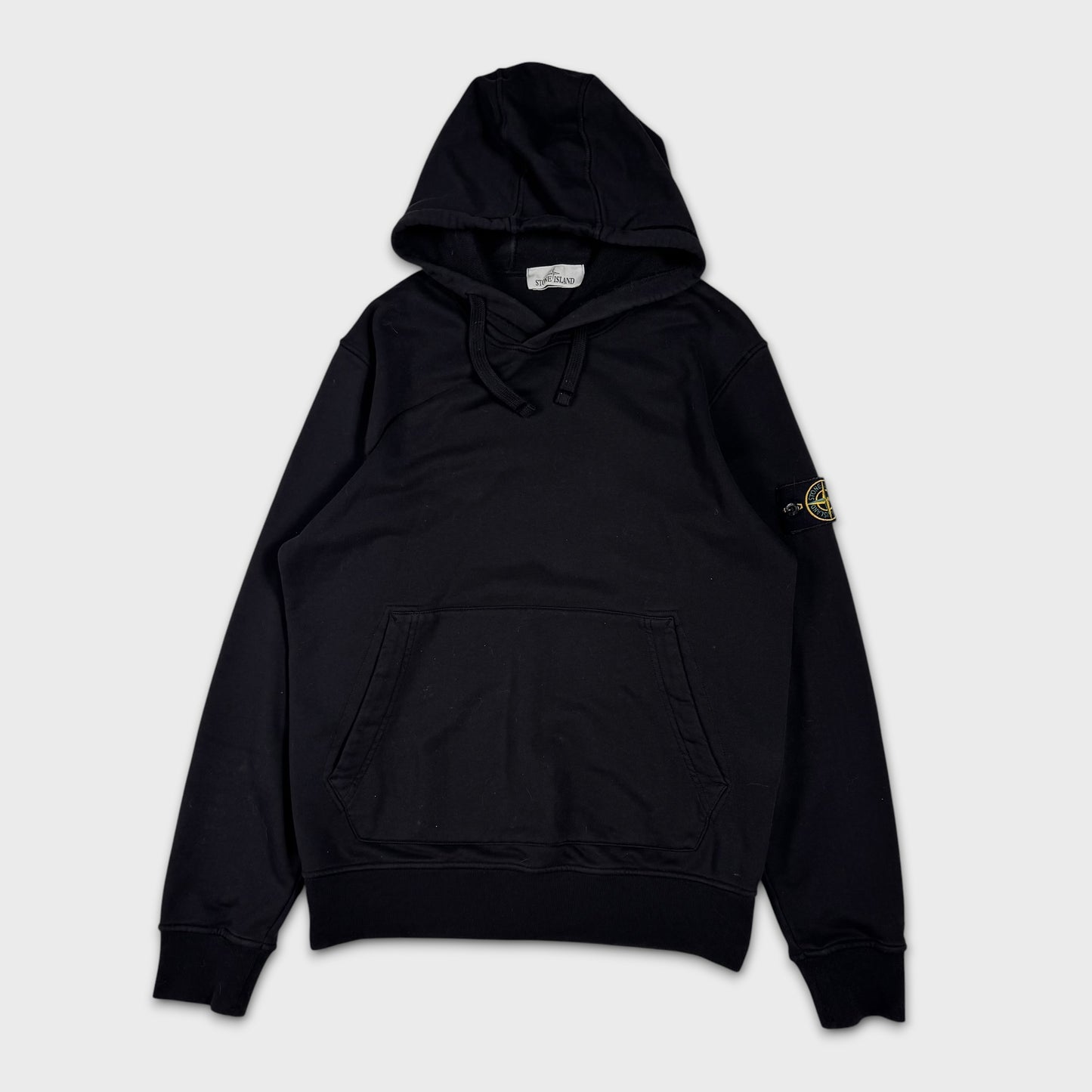 Stone Island Black Pullover Hoodie M