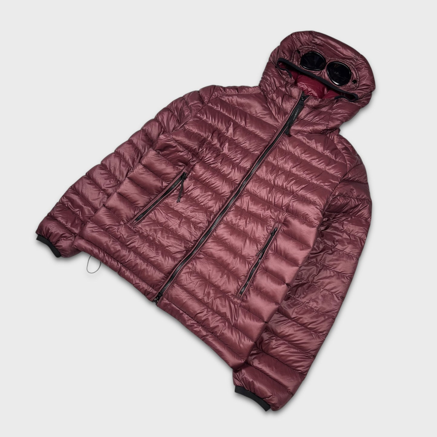 CP Company Burgundy DD Shell Goggle Jacket L