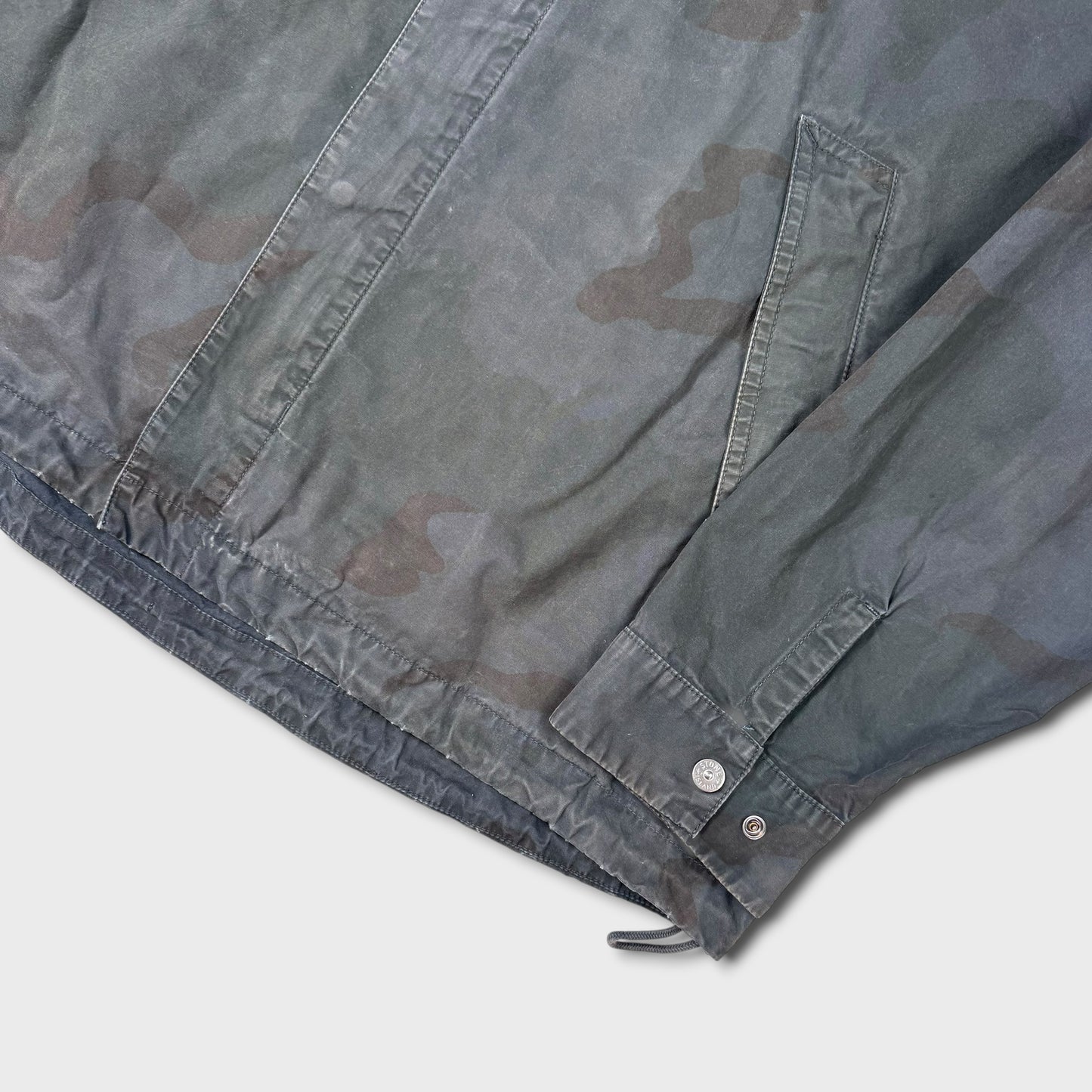 Stone Island x Supreme ‘Brushed Cottkon 2C Camo’ Riot Mask Jacket L