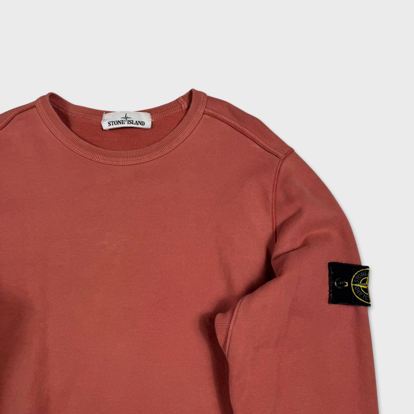 Stone Island Rust Crewneck Sweatshirt S