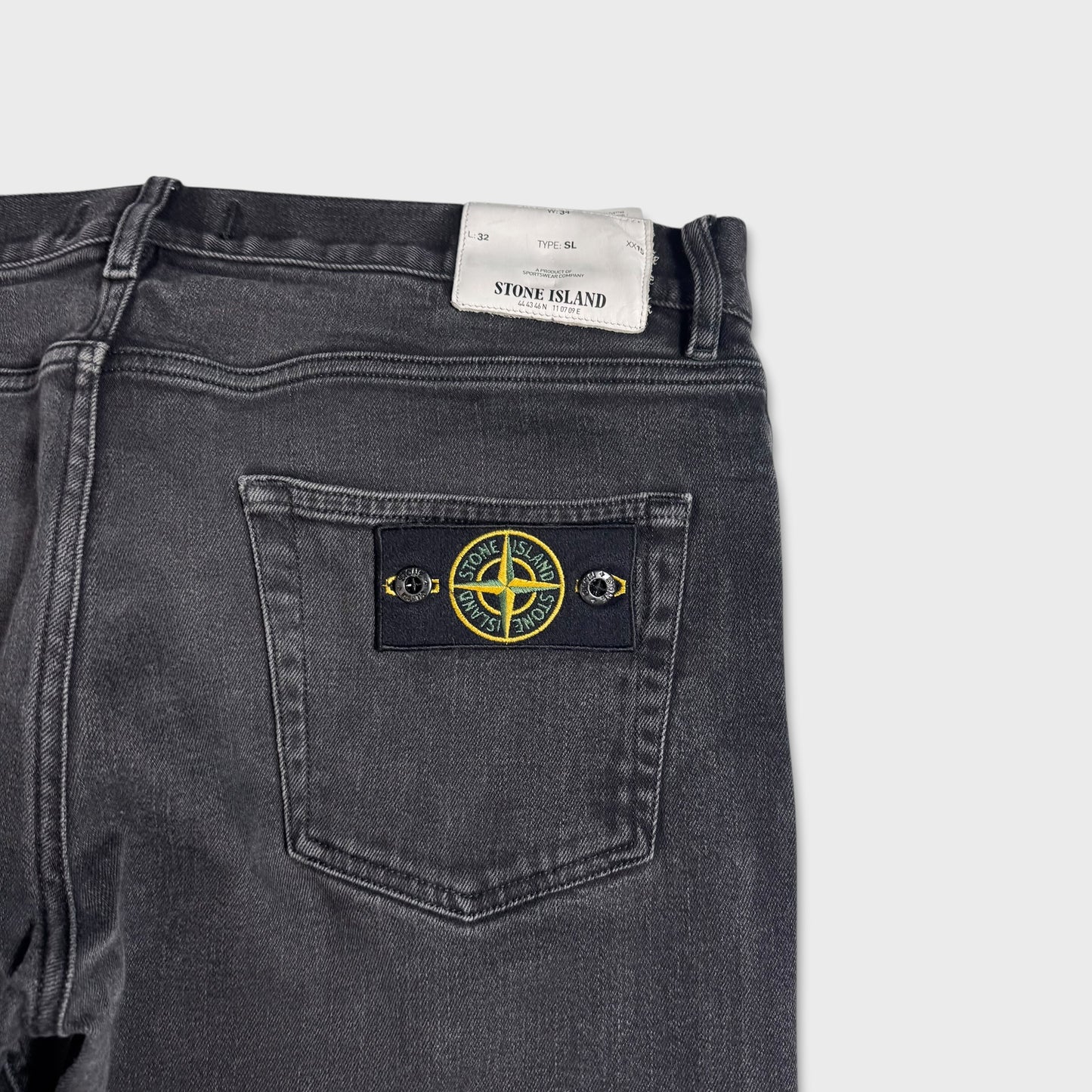 Stone Island Charcoal Denim Jeans W34