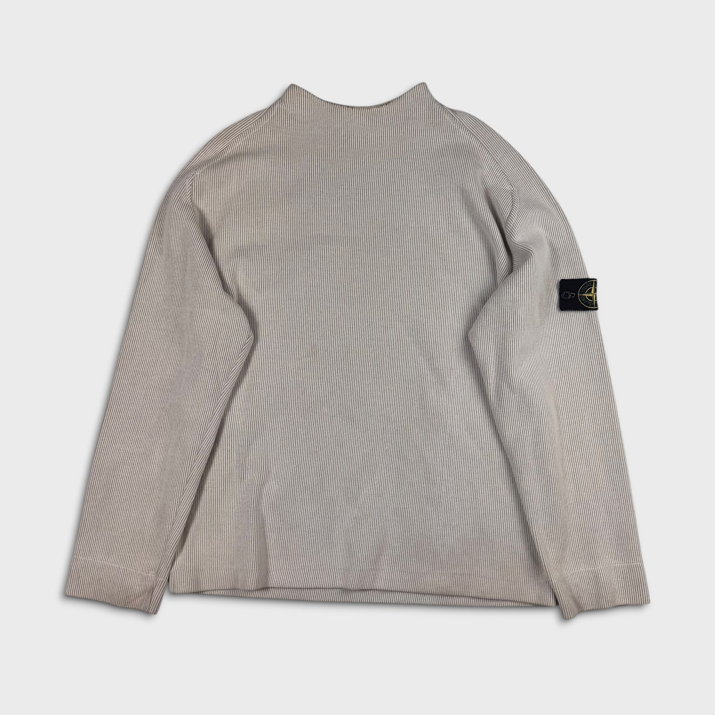 Stone Island 2001 Ribbed Cotton Jumper XL