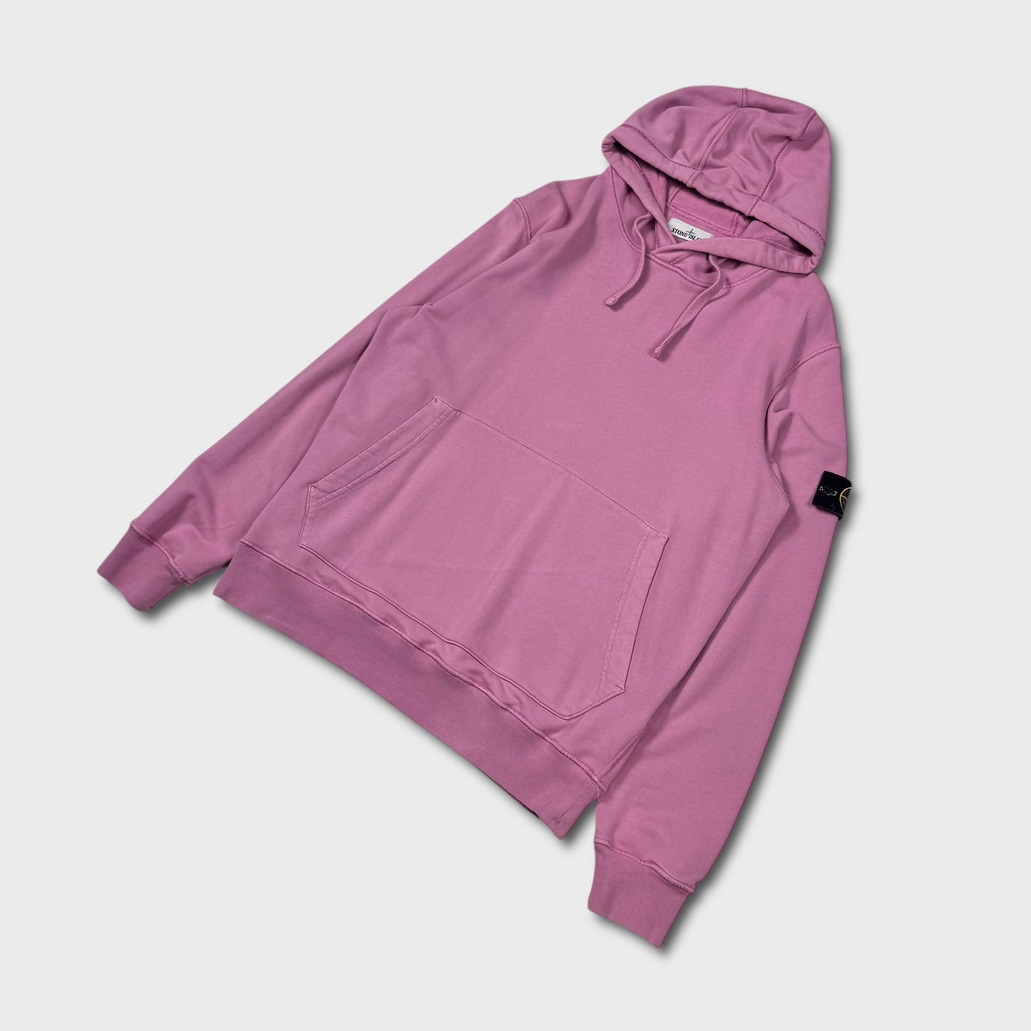 Stone Island Pink Pullover Hoodie XL
