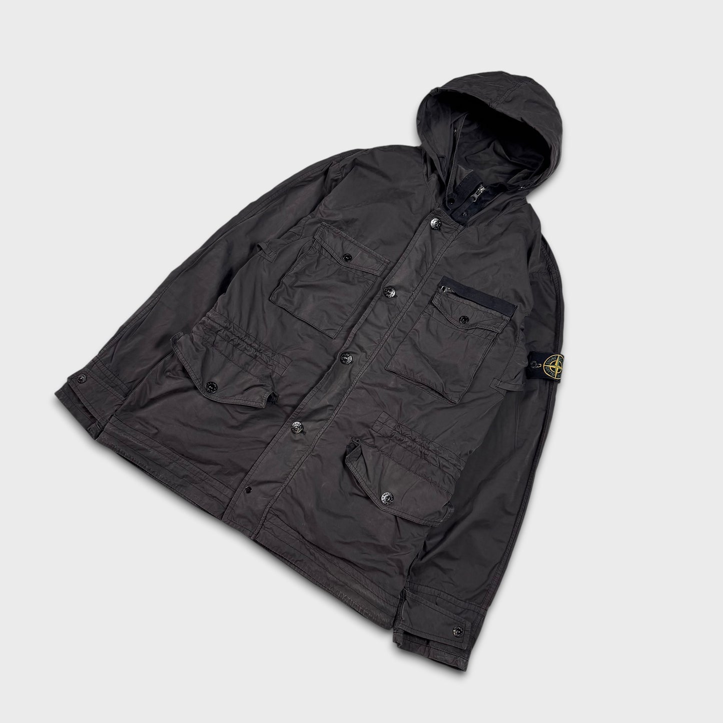 Stone Island Charcoal David Light-TC Jacket L