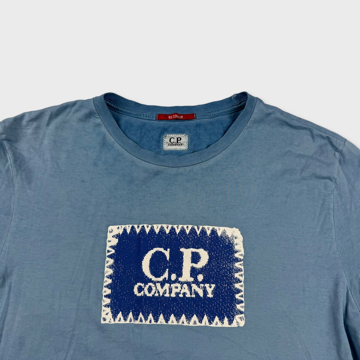 CP Company Blue Graphic T-Shirt L