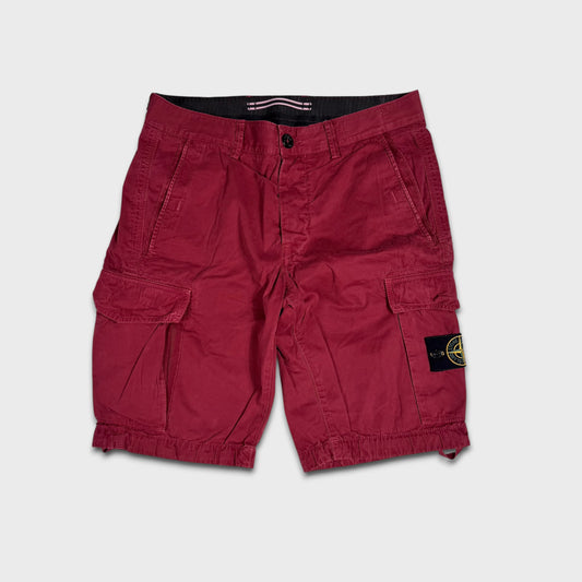 Stone Island Badge Cargo Shorts W30