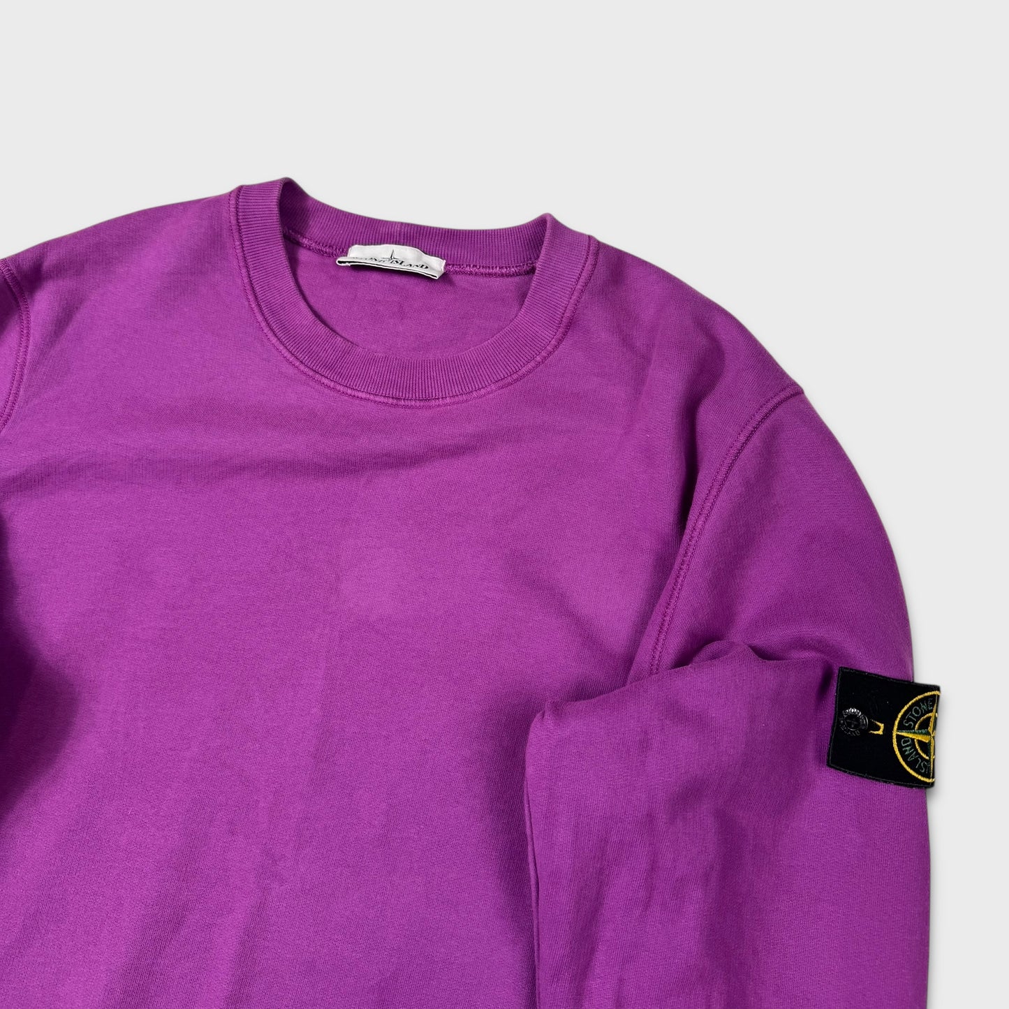 Stone Island Purple Crewneck Sweatshirt XL