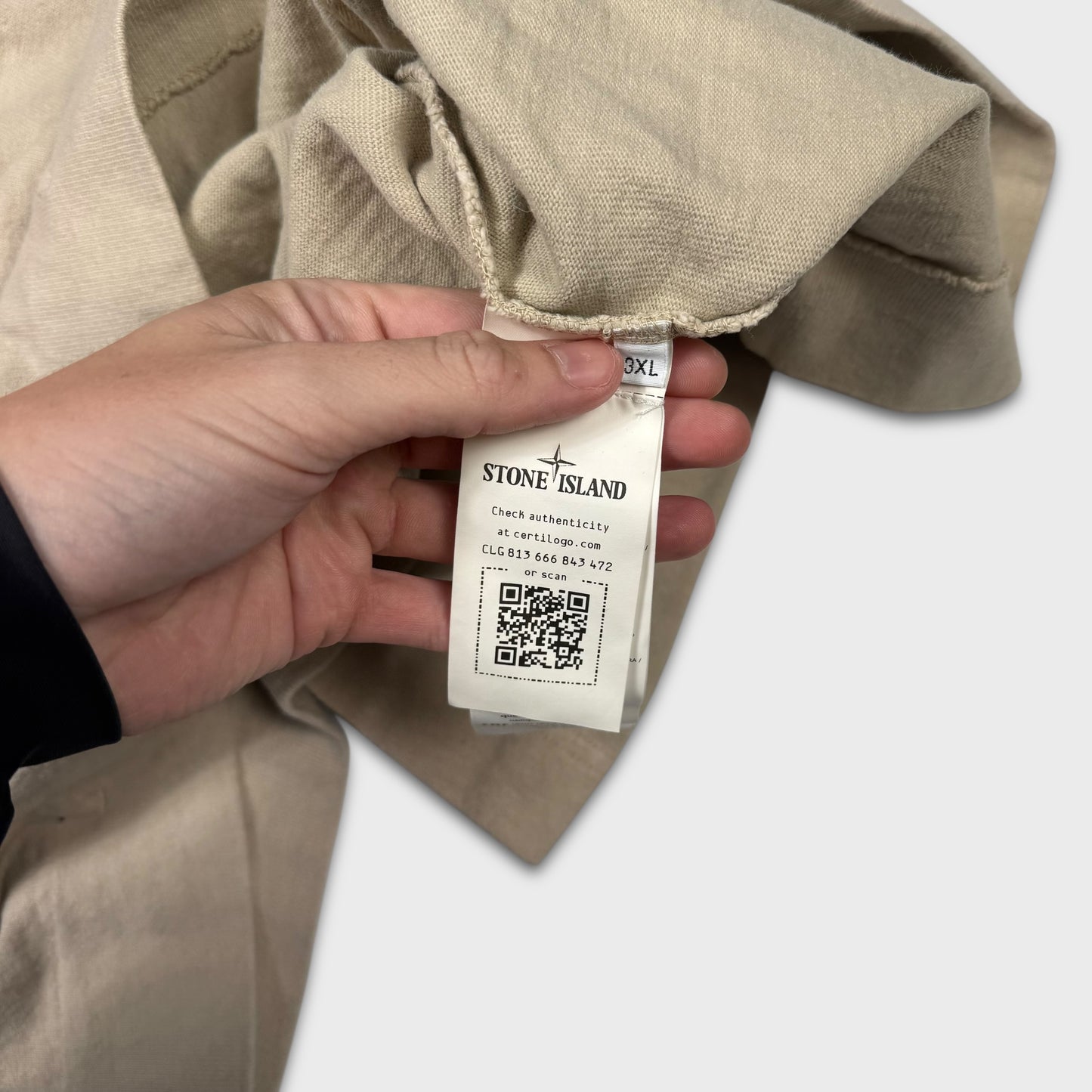 Stone Island Cotton Ghost Crewneck 3XL