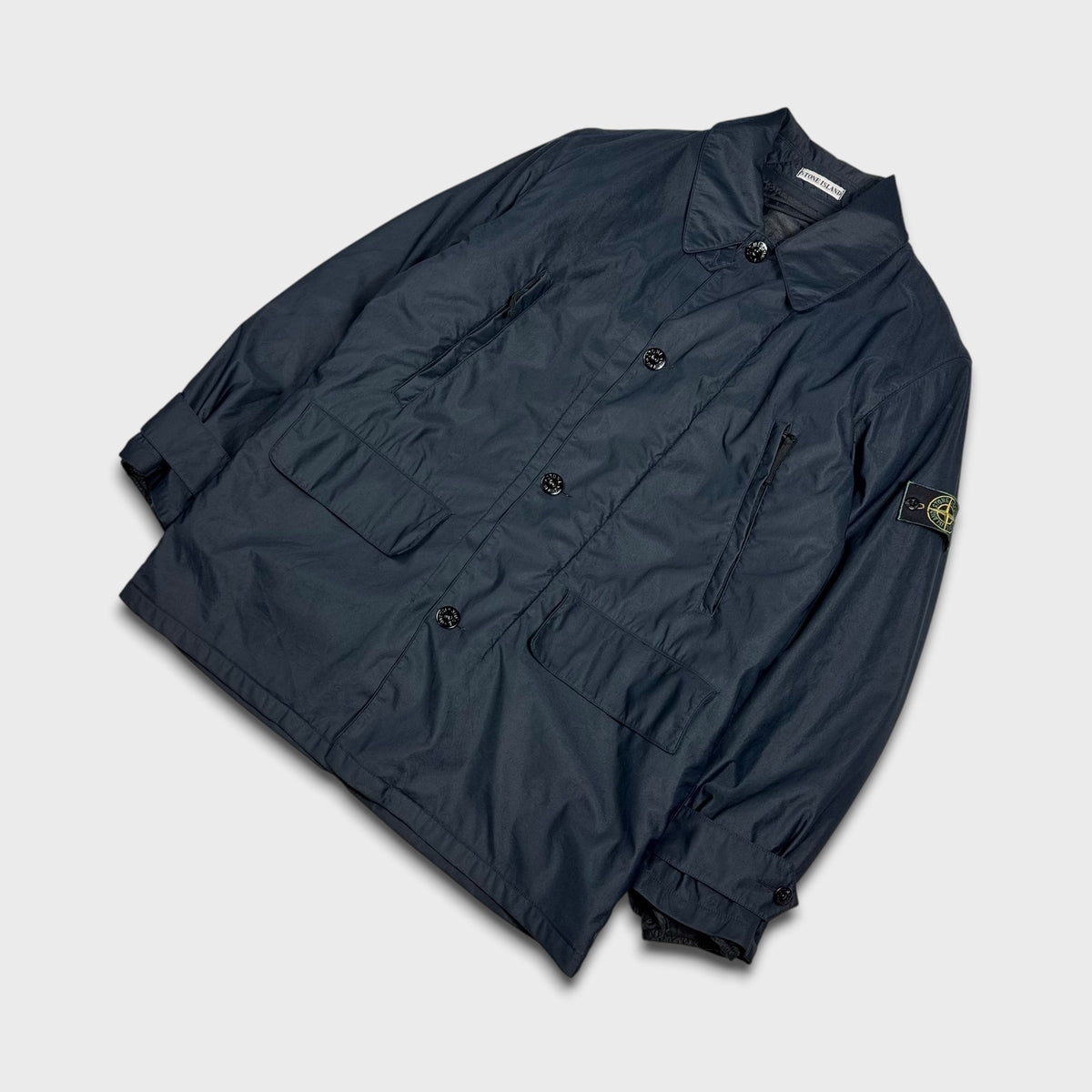 Stone Island AW1997 Vintage Nylam Jacket W/ Dutch Rope Liner XL