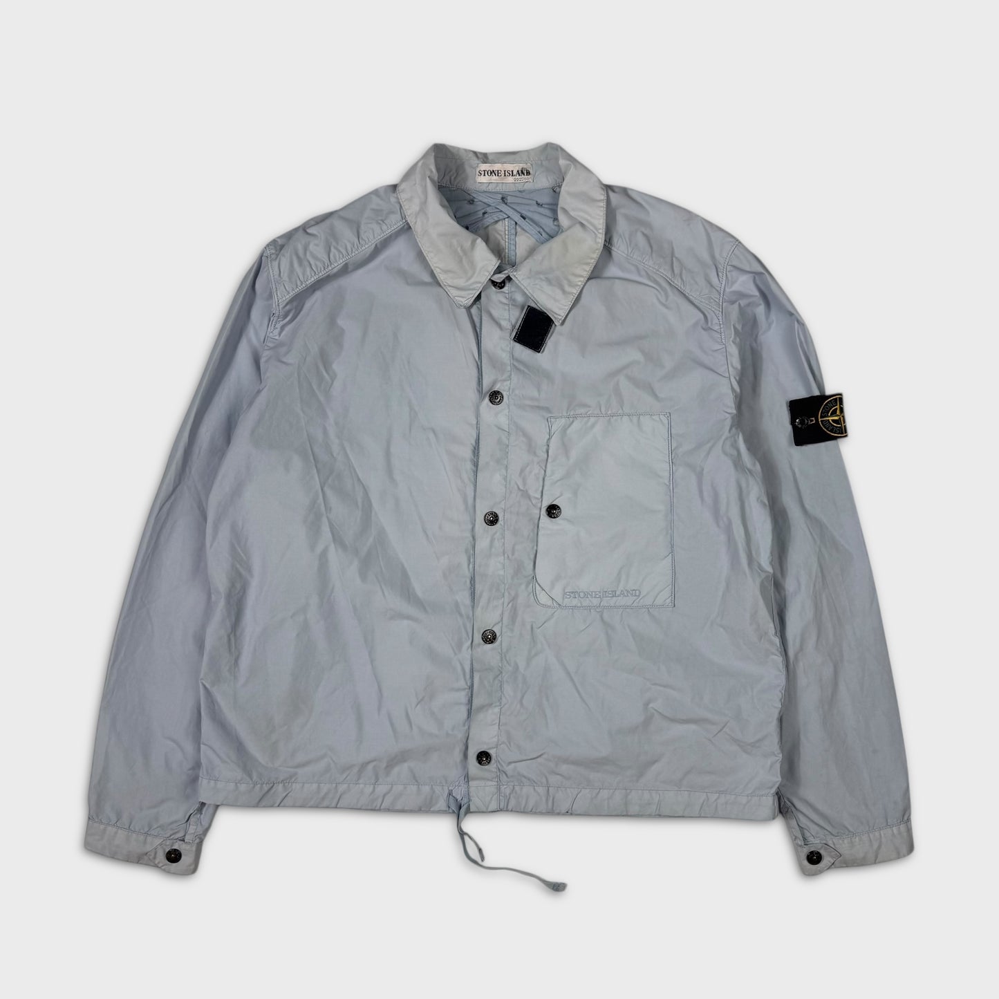 Stone Island 2000’s Baby Blue Coach Jacket L