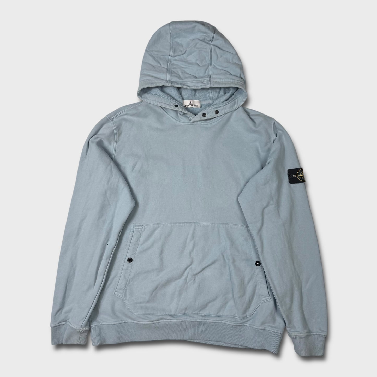 Stone Island Baby Blue Pullover Hoodie 3XL