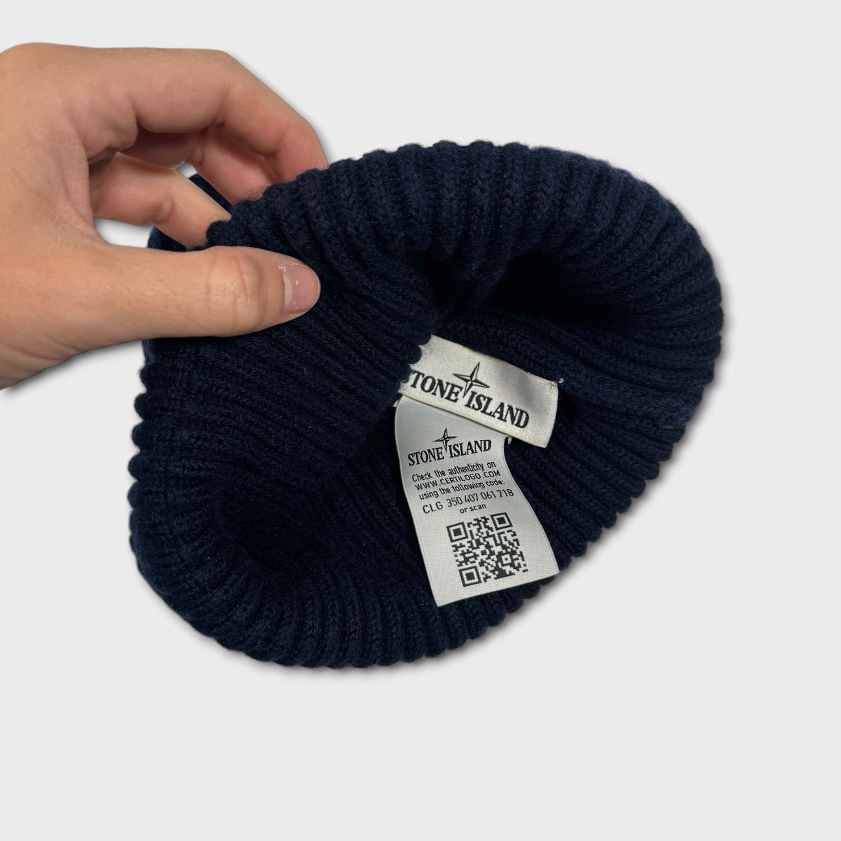 Stone Island Two-Tone Beanie OS