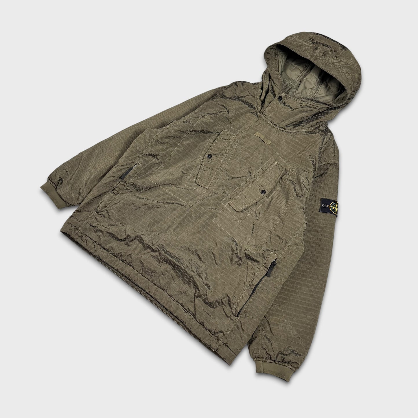 Stone Islans 2023 Macro Ripstop Nylon Metal With Primaloft TC Smock Jacket XL