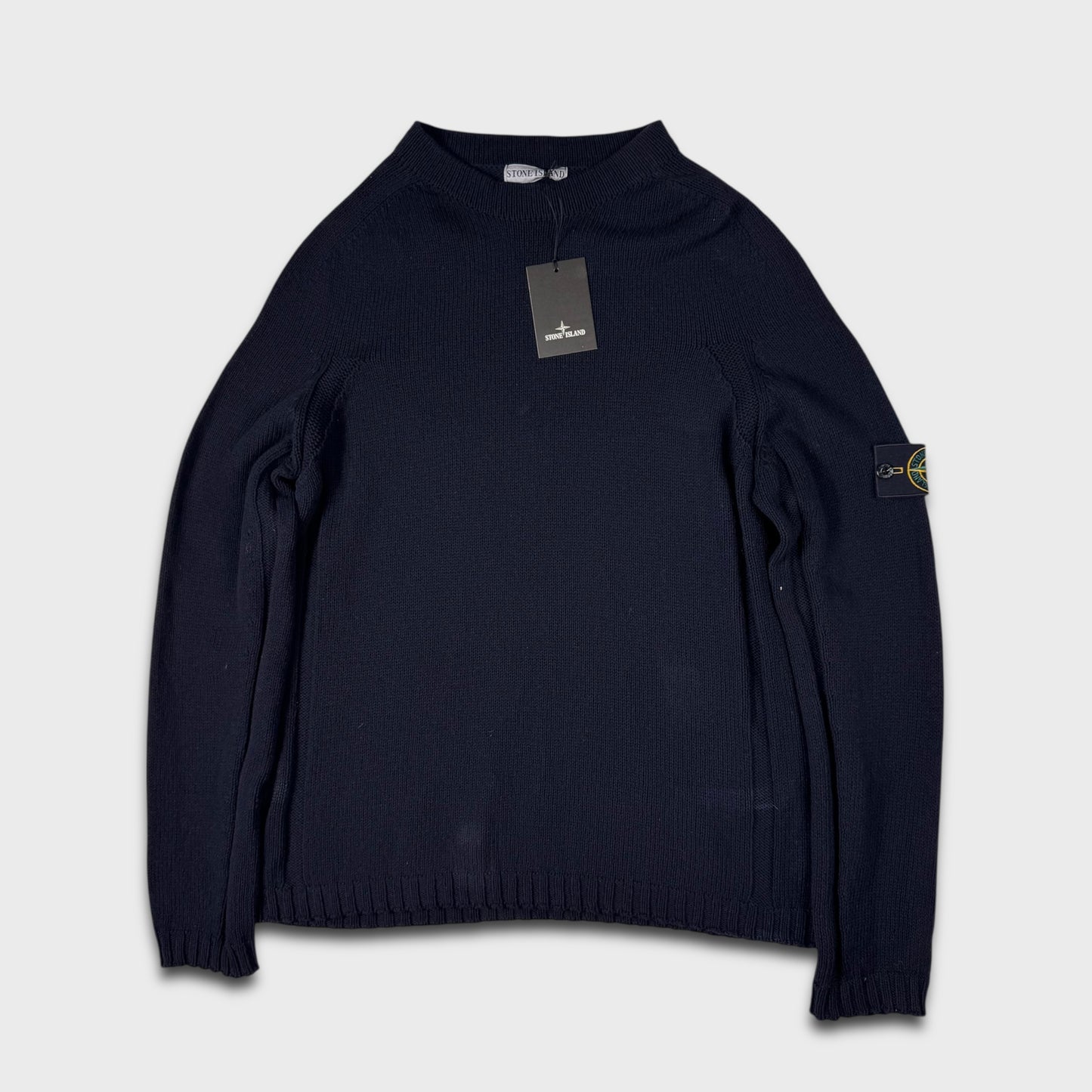 Stone Island ‘03 Navy Heavy Knit Jumper BNWT XL