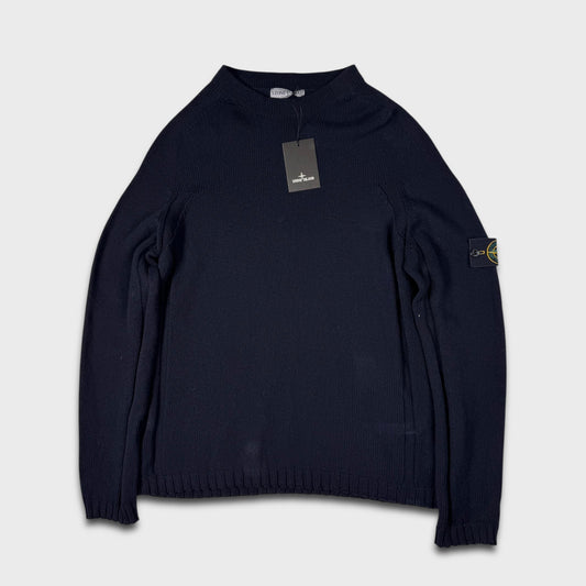 Stone Island ‘03 Navy Heavy Knit Jumper BNWT XL
