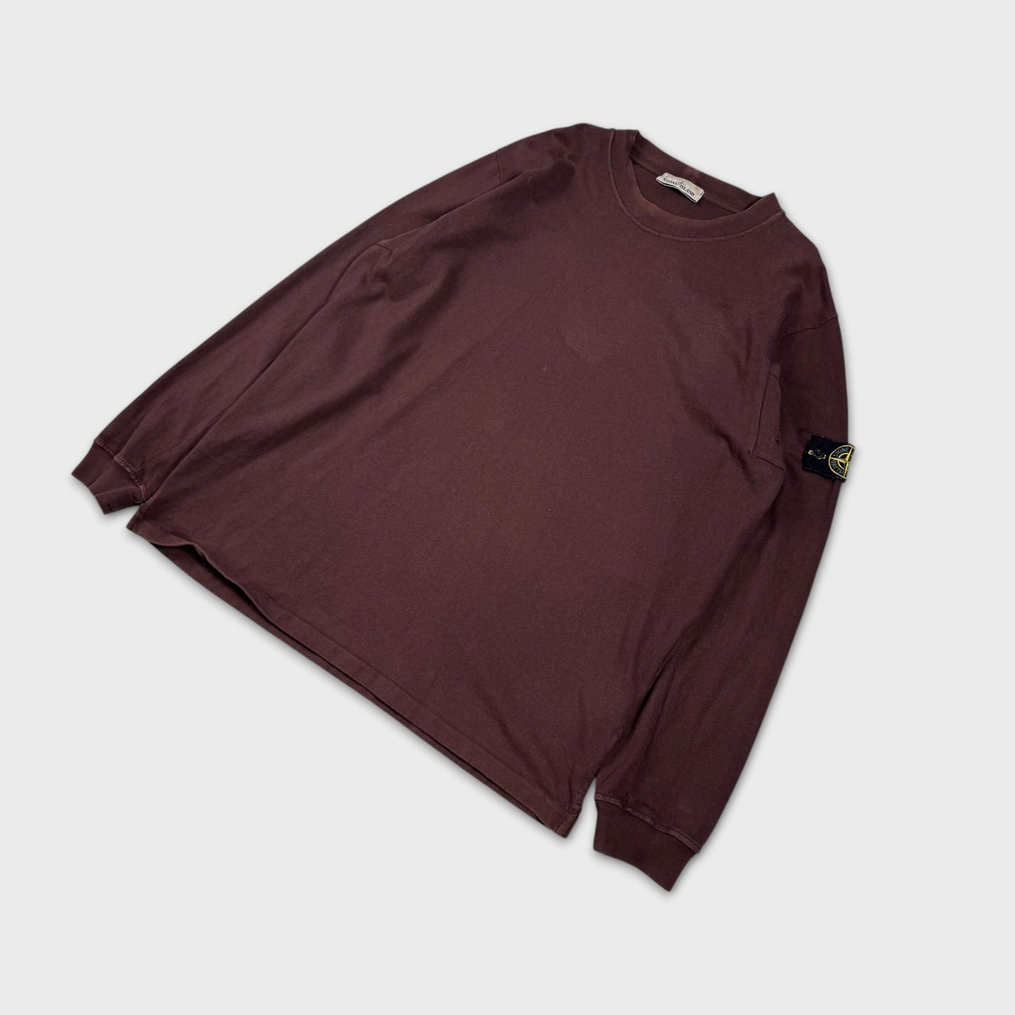 Stone Island Brown Crewneck Sweatshirt 3XL