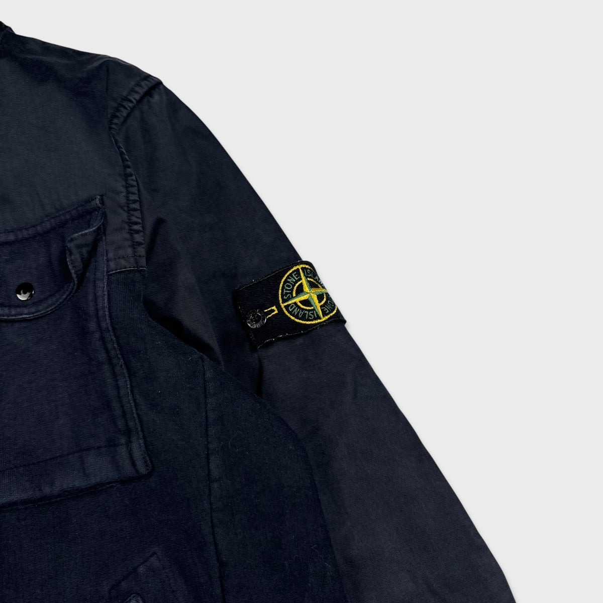Stone Island Raso Hybrid Hooded Jacket L