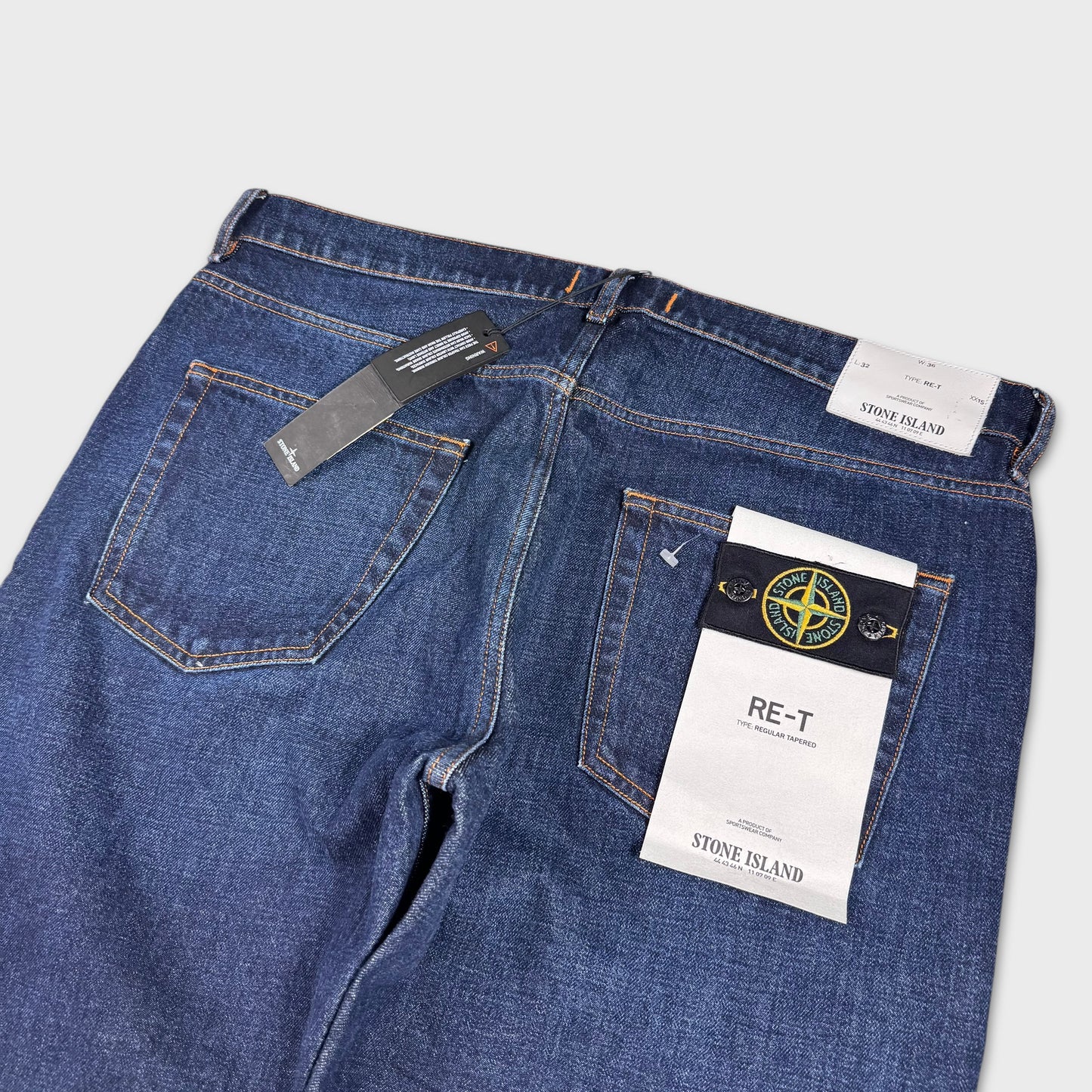 Stone Island Dark Blue Denim Jeans W36 NEW