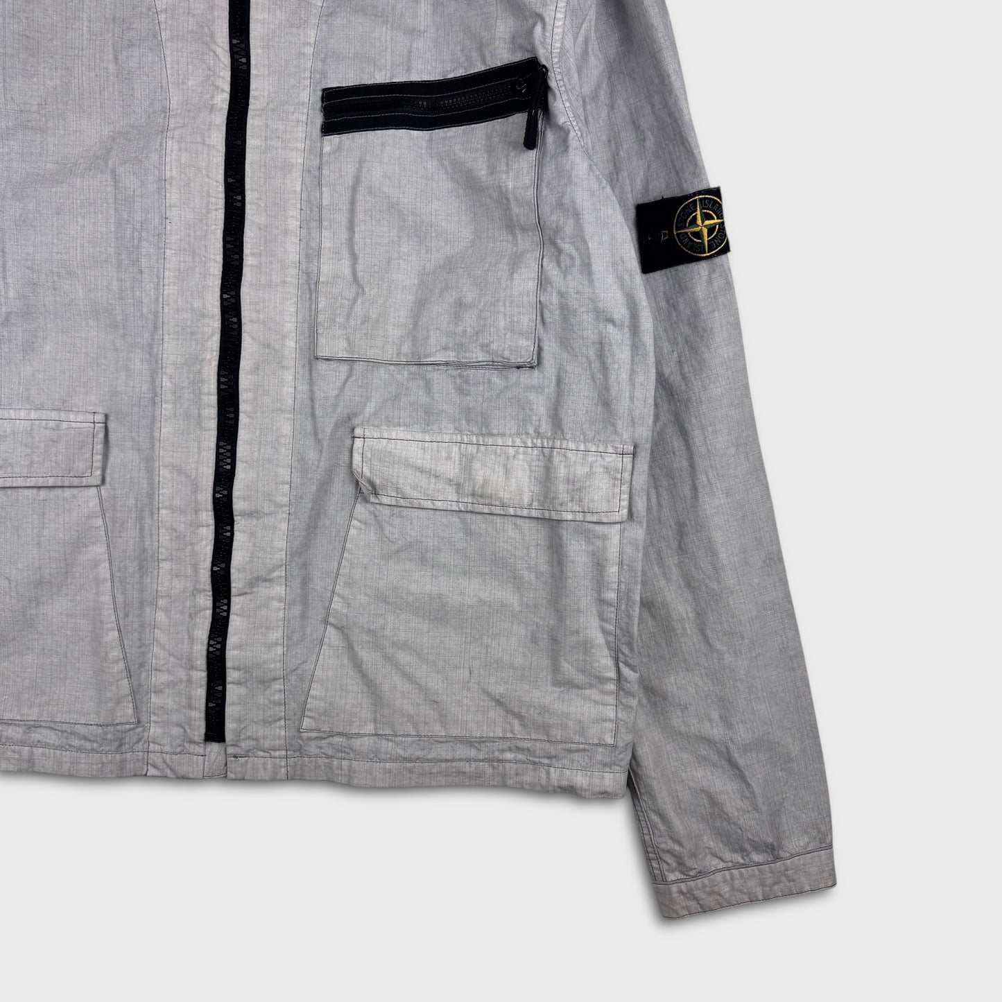 Stone Island 2004 Canvas Multipocket Jacket XXL