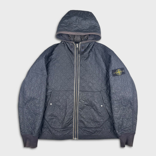 Stone Island Reversible 00’s Patterned Navy Jacket XXL