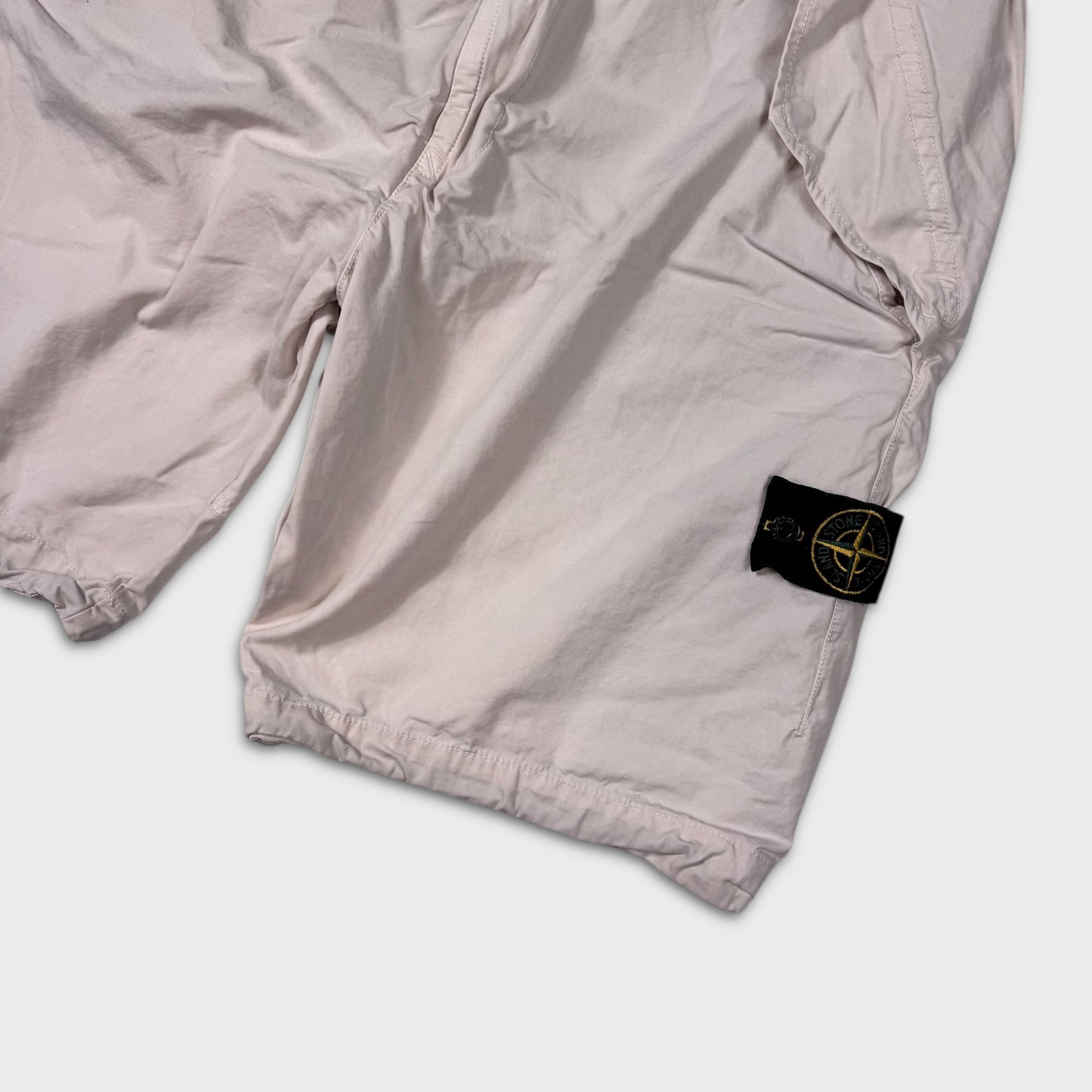 Stone Island Bone Cargo Shorts W36