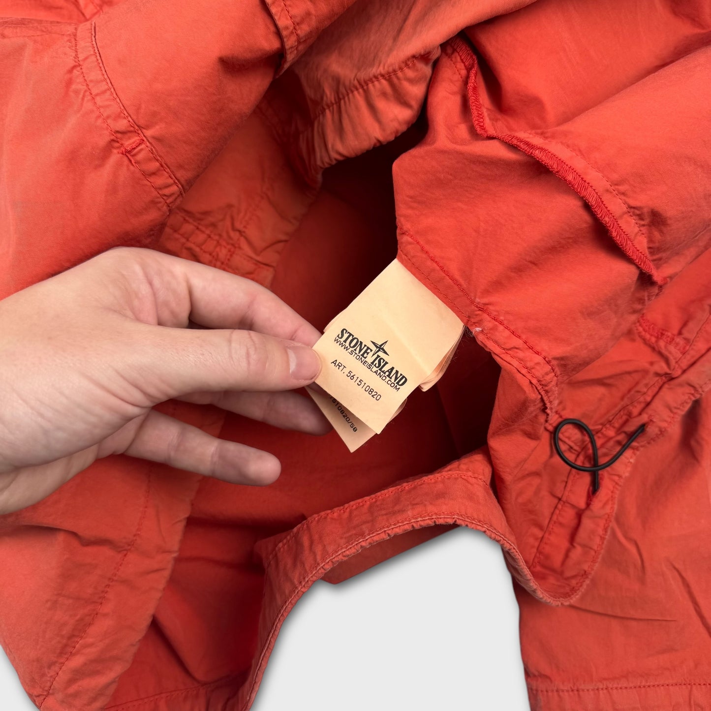 Stone Island Red Tela Overshirt Jacket 3XL