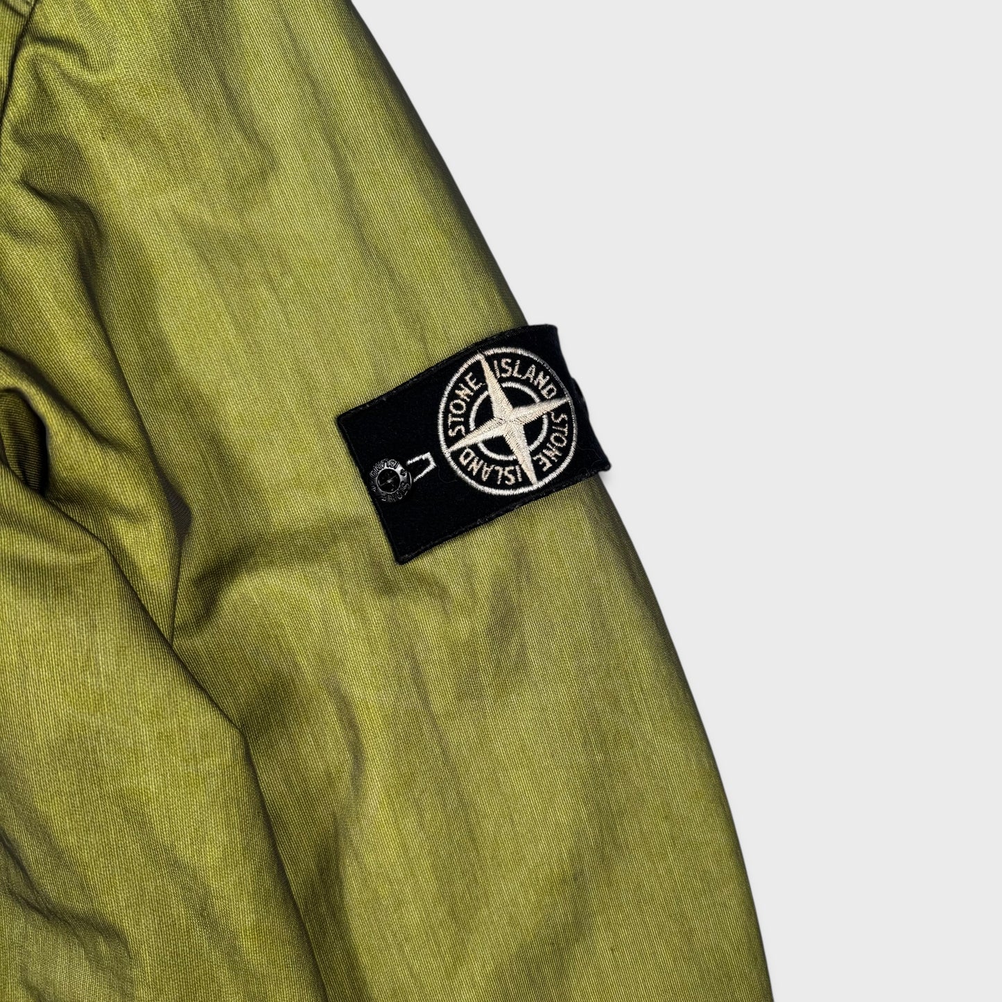 Stone Island Lime Green Tyvek Mesh Special Process Jacket XXL