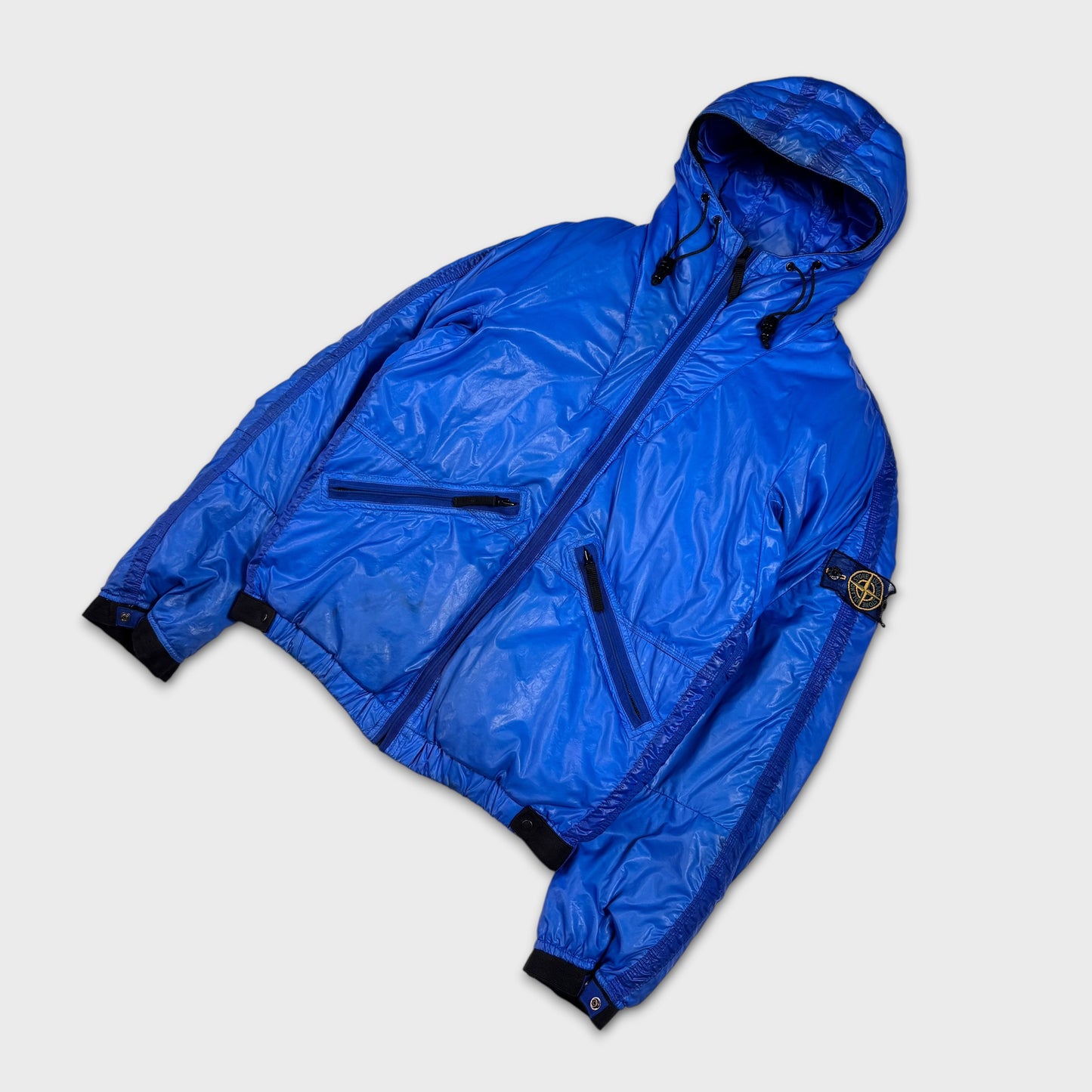 Stone Island 2008 Mesh Badge Goose Down Jacket L