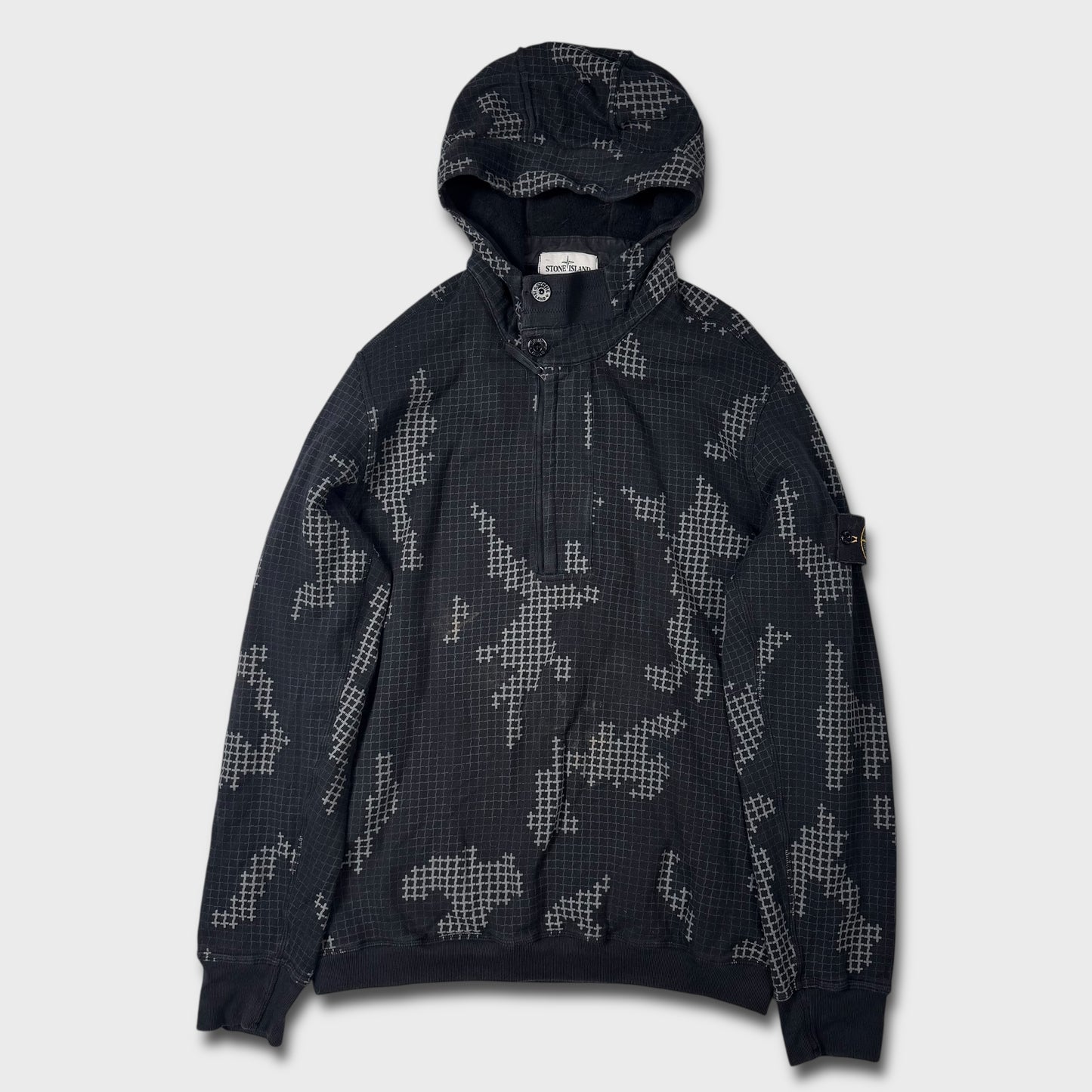 Stone Island Digital Camo Hoodie L