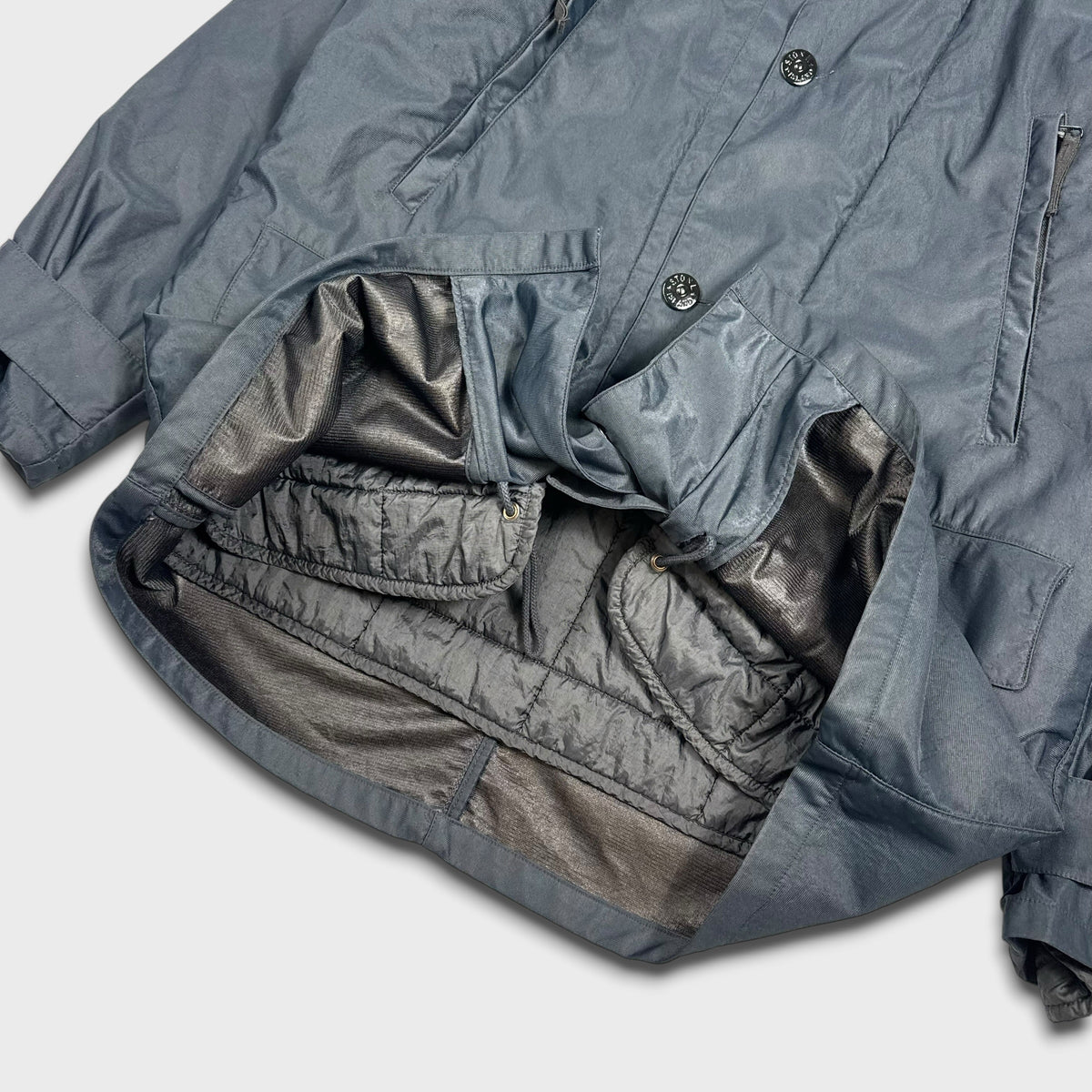 Stone Island AW1997 Vintage Nylam Jacket W/ Dutch Rope Liner XL