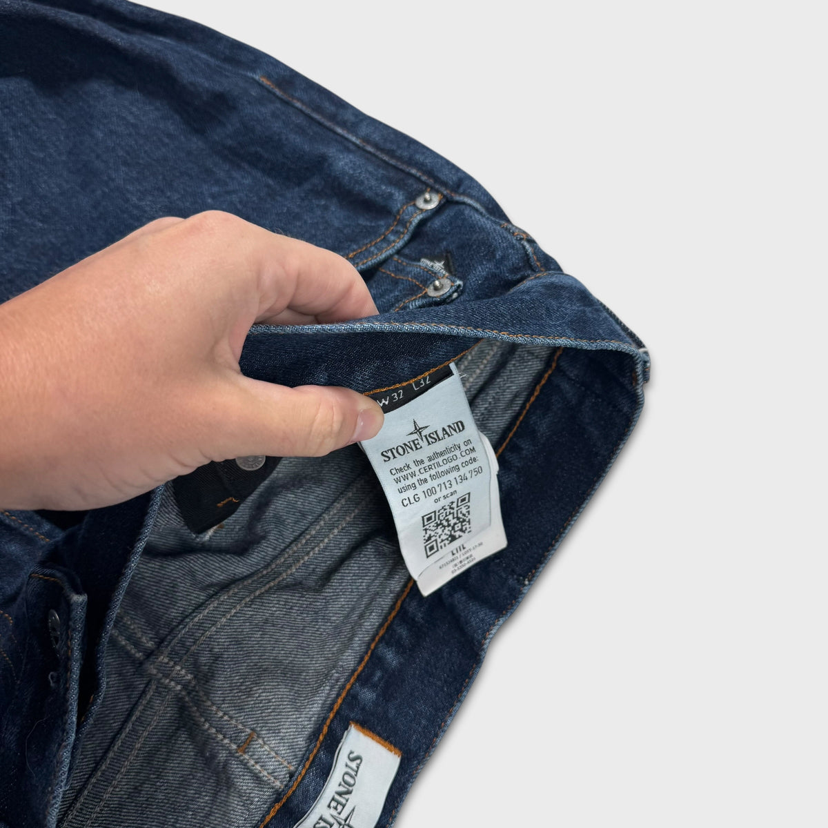 Stone Island Dark Blue Denim Jeans W32