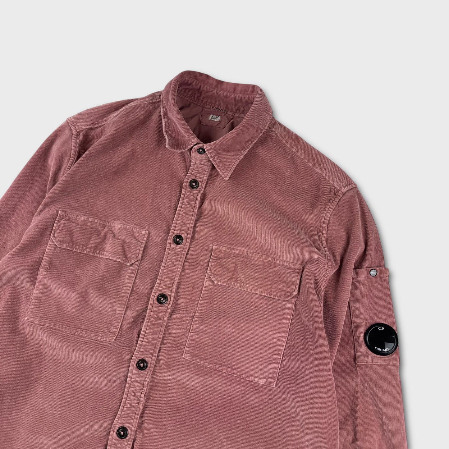 CP Company Pink Lens Corduroy Overshirt XXL