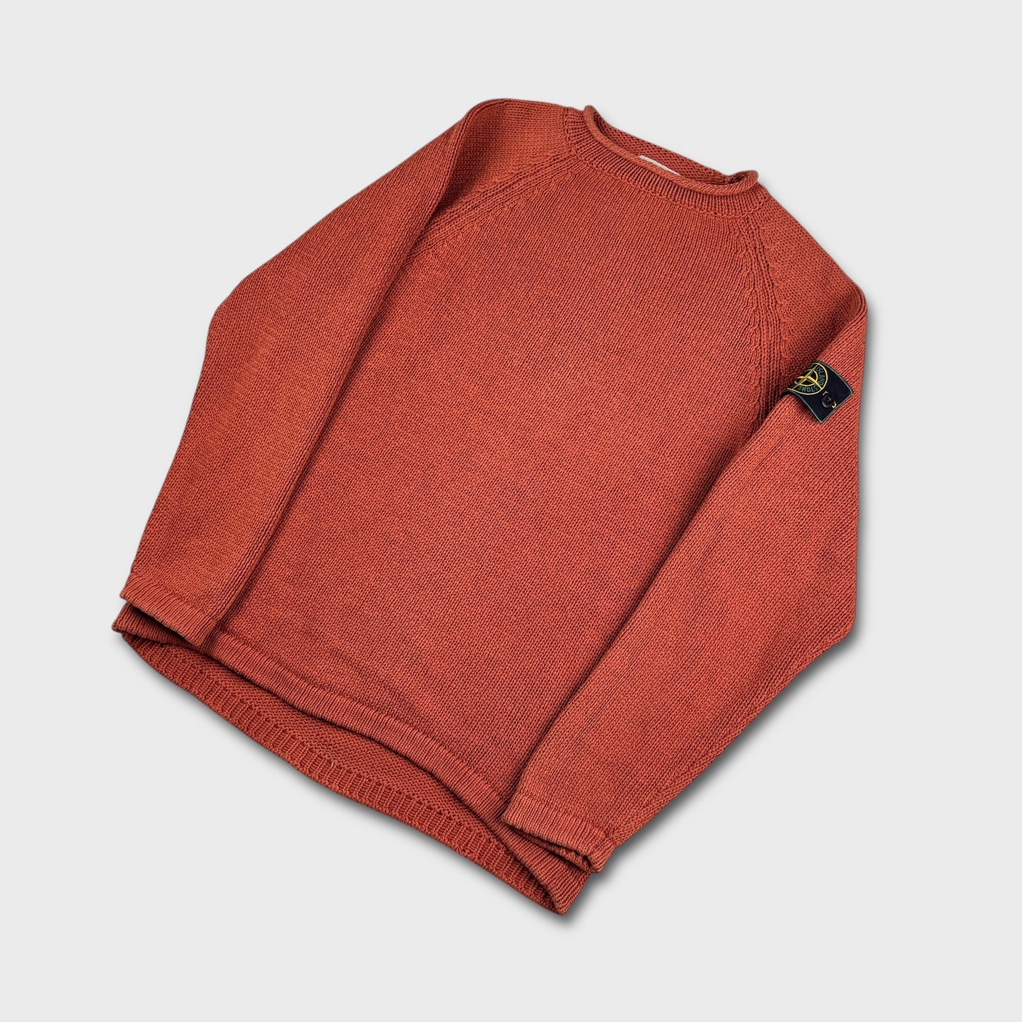 Stone Island 90’s Burnt Orange Knit XL