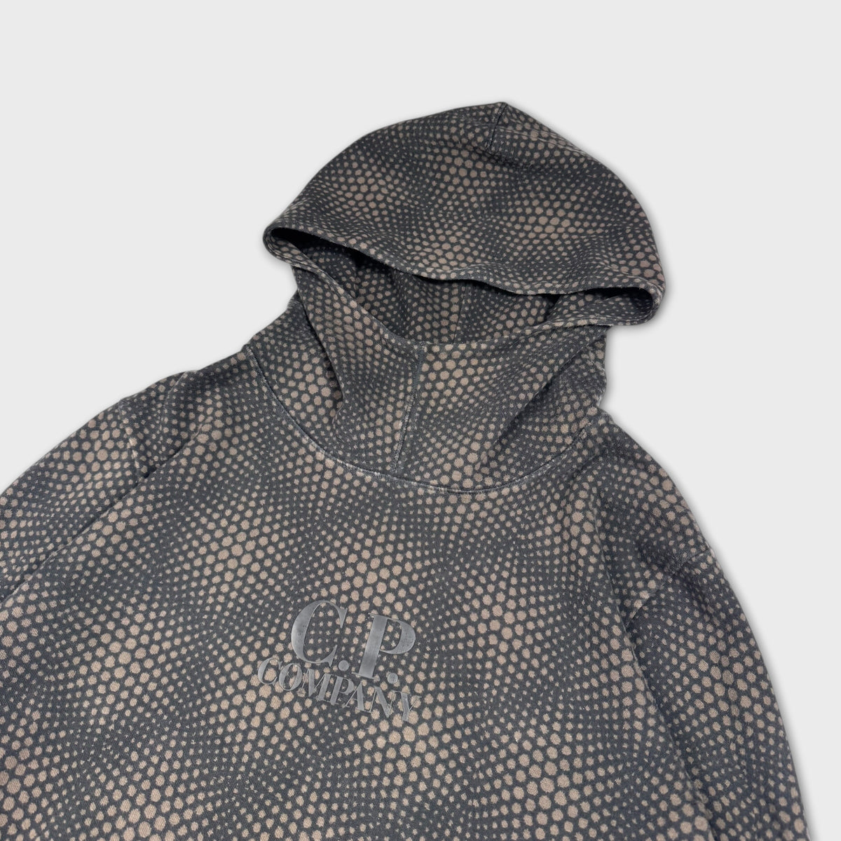CP Company Spellout Camo Sniper Hoodie L