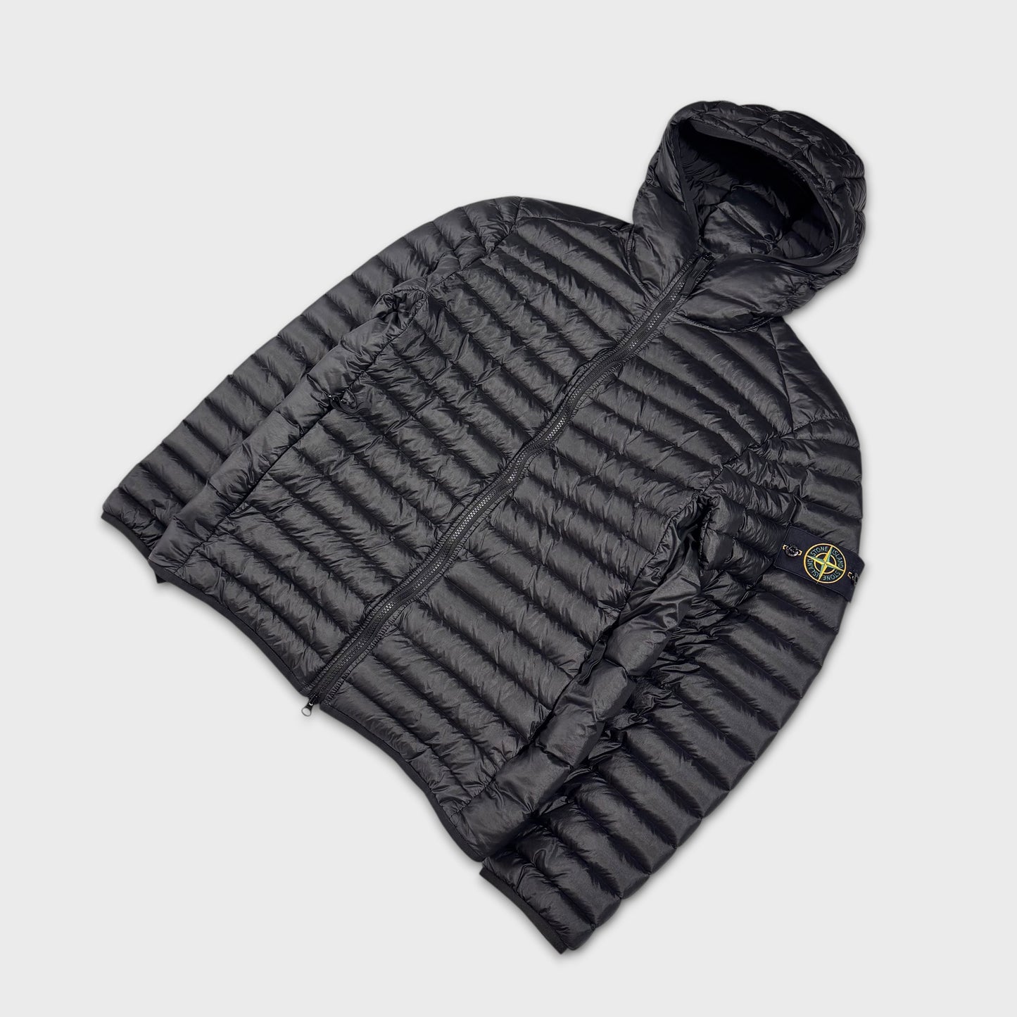 Stone Island Look Woven Chambers R-Nylon Down Jacket M