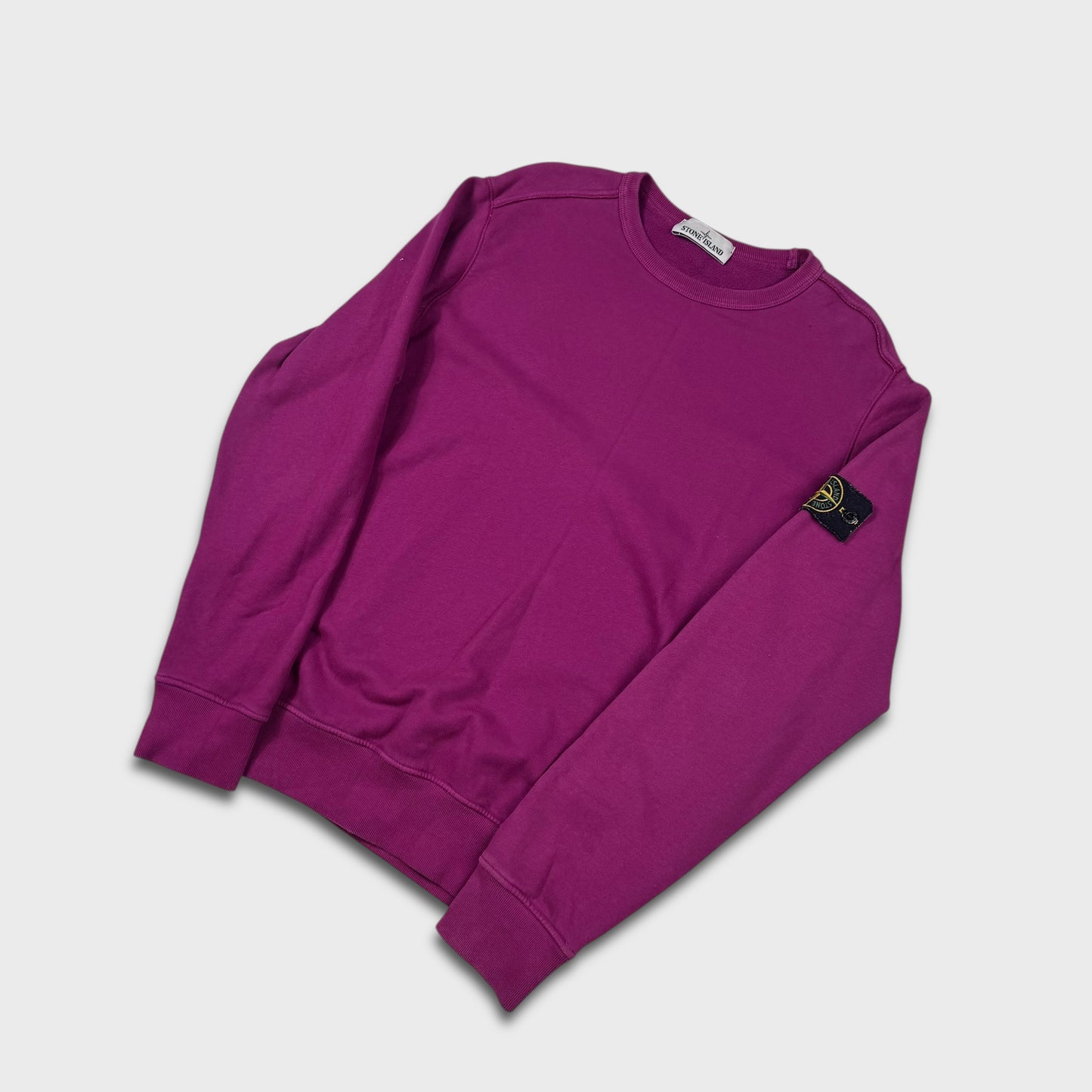 Stone Island Purple Crewneck Sweatshirt L