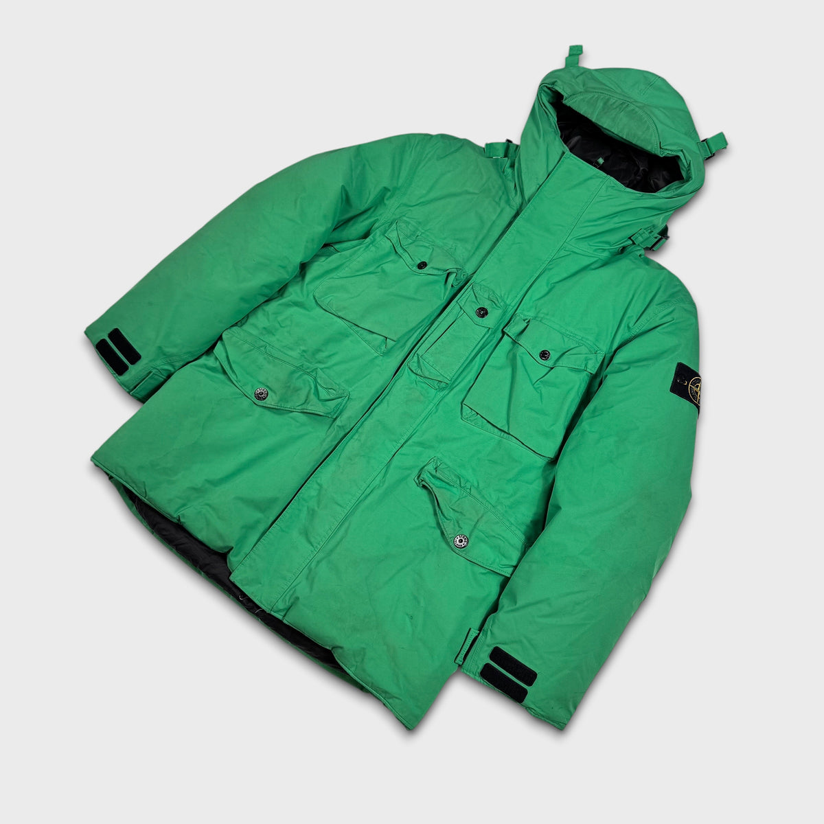 Stone Island Ripstop Goretex Technology Down Jacket L