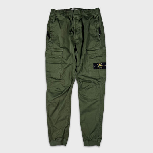 Stone Island Olive Tela Cargo Pants W30