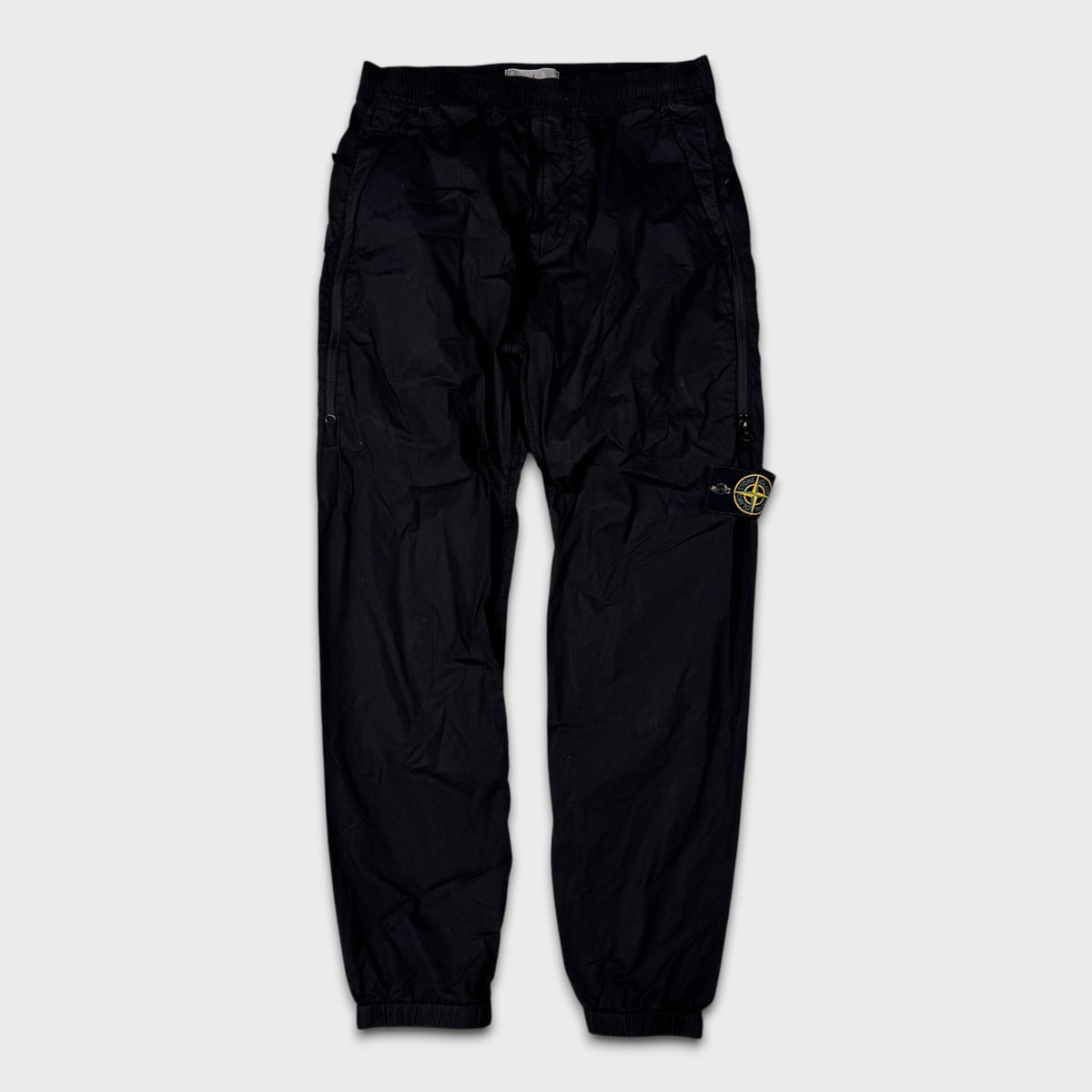 Stone Island Black Tela Cargo Pants W30