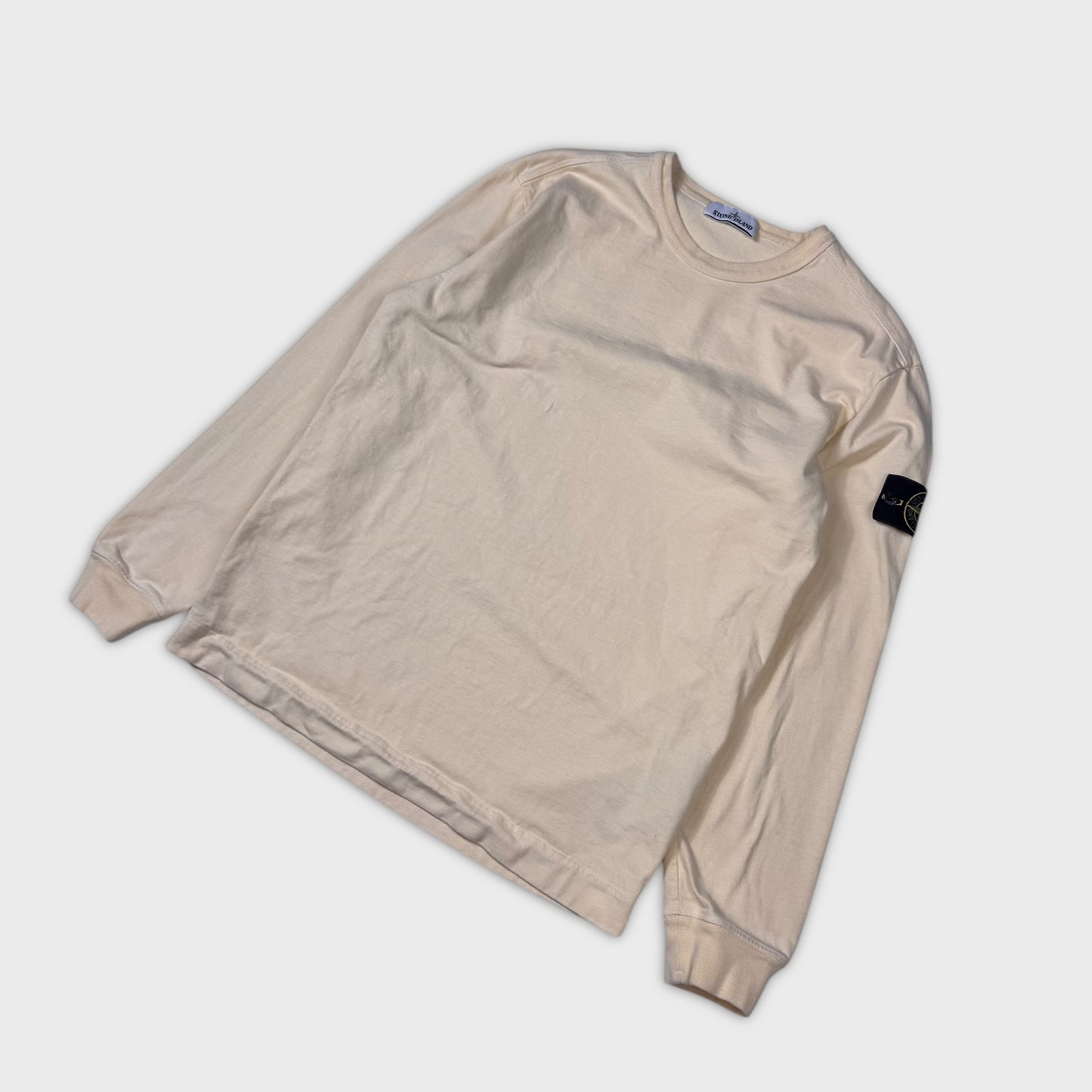 Stone Island Pale Yellow Crewneck L