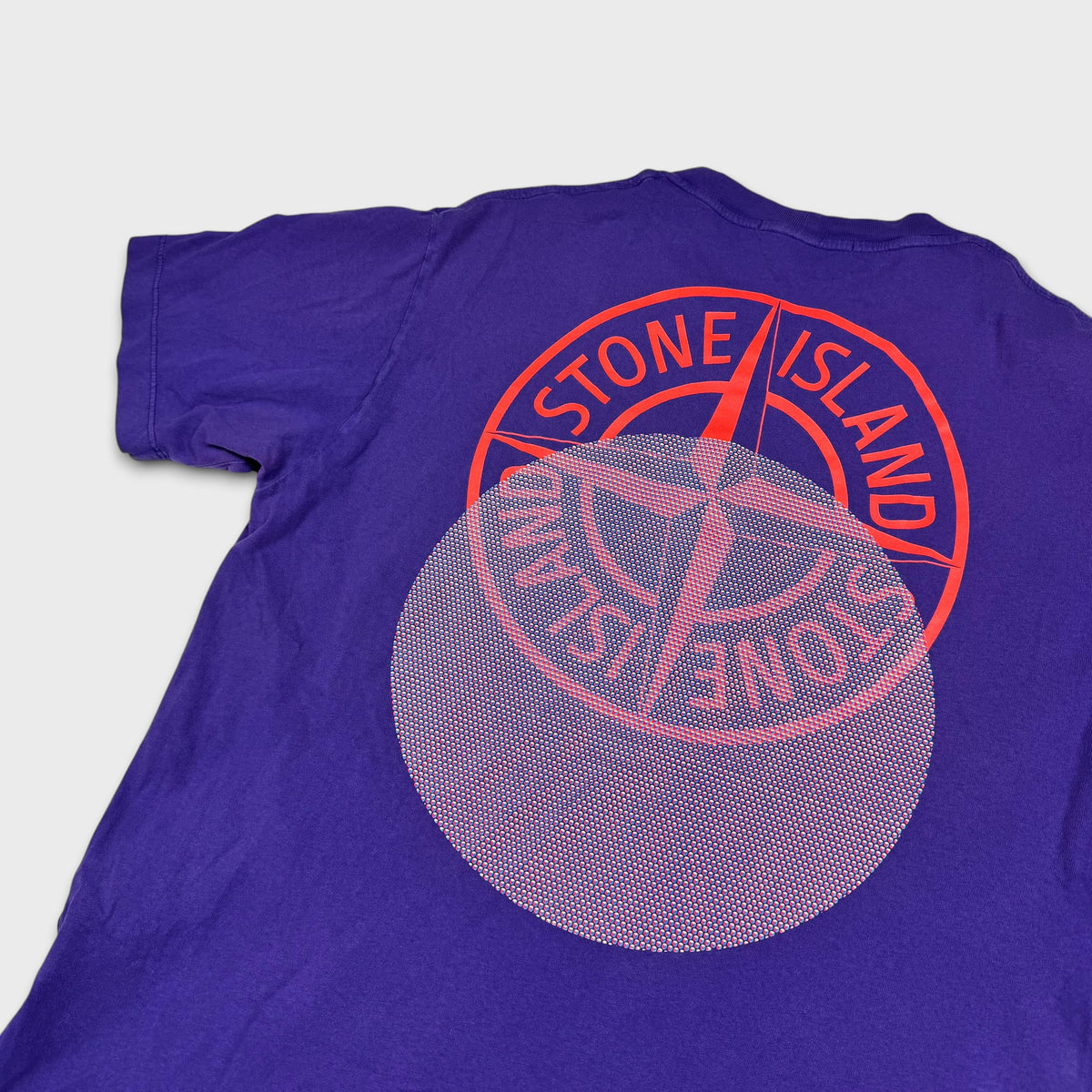 Stone Island Royal Blue Graphic T-Shirt L