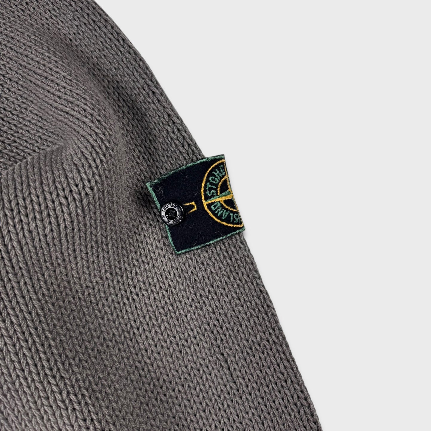 Stone Island 90’s Green Edge Knit Cardigan M