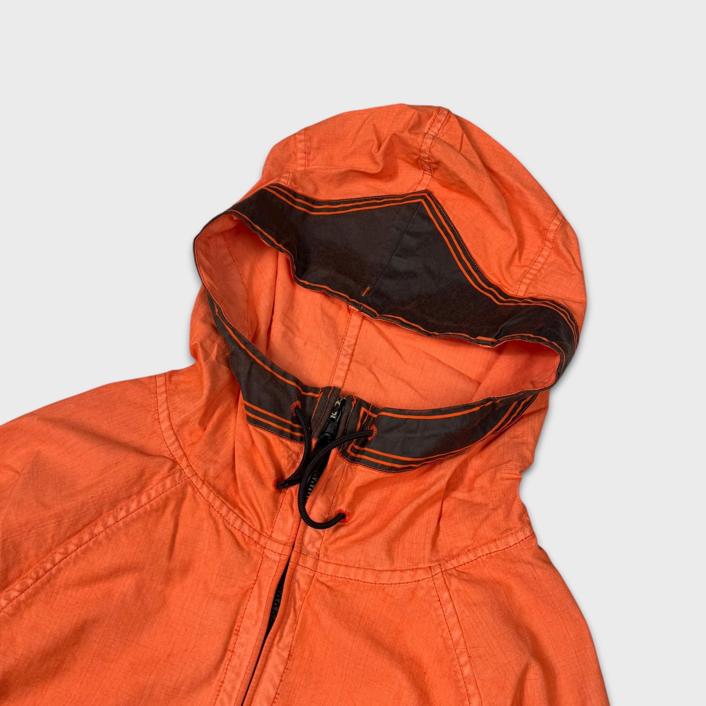 Stone Island 2006 Hooded Cotton Canvas Jacket M