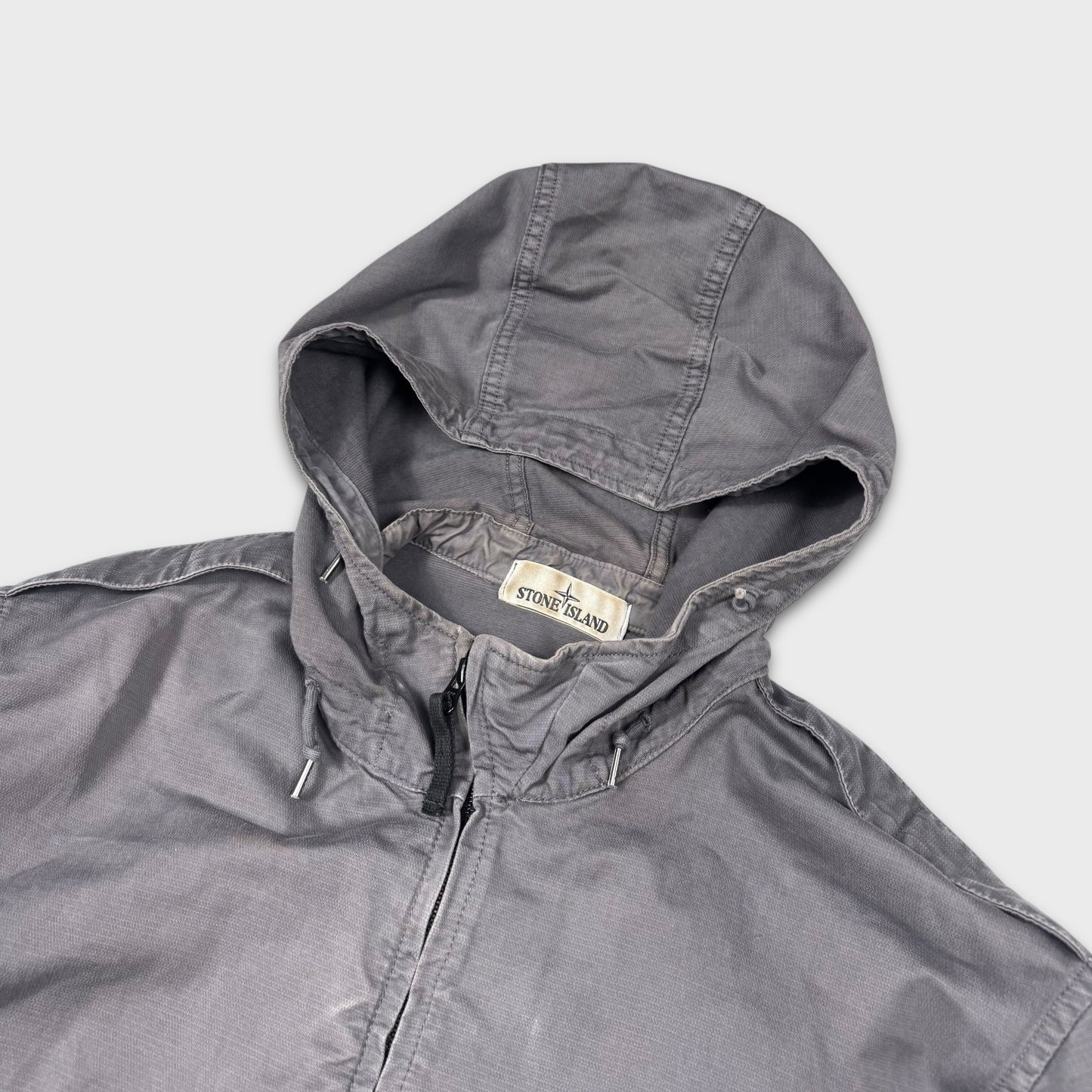 Stone Island Double Pocket Hooded Overshirt Jacket 3XL