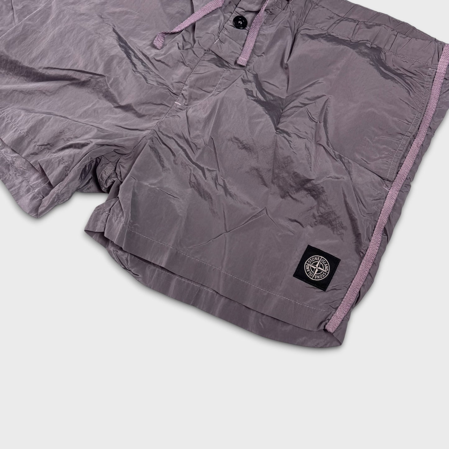 Stone Island Pink Nylon Metal Shorts XL