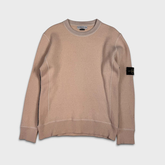 Stone Island Beige 00’s Knit Jumper L