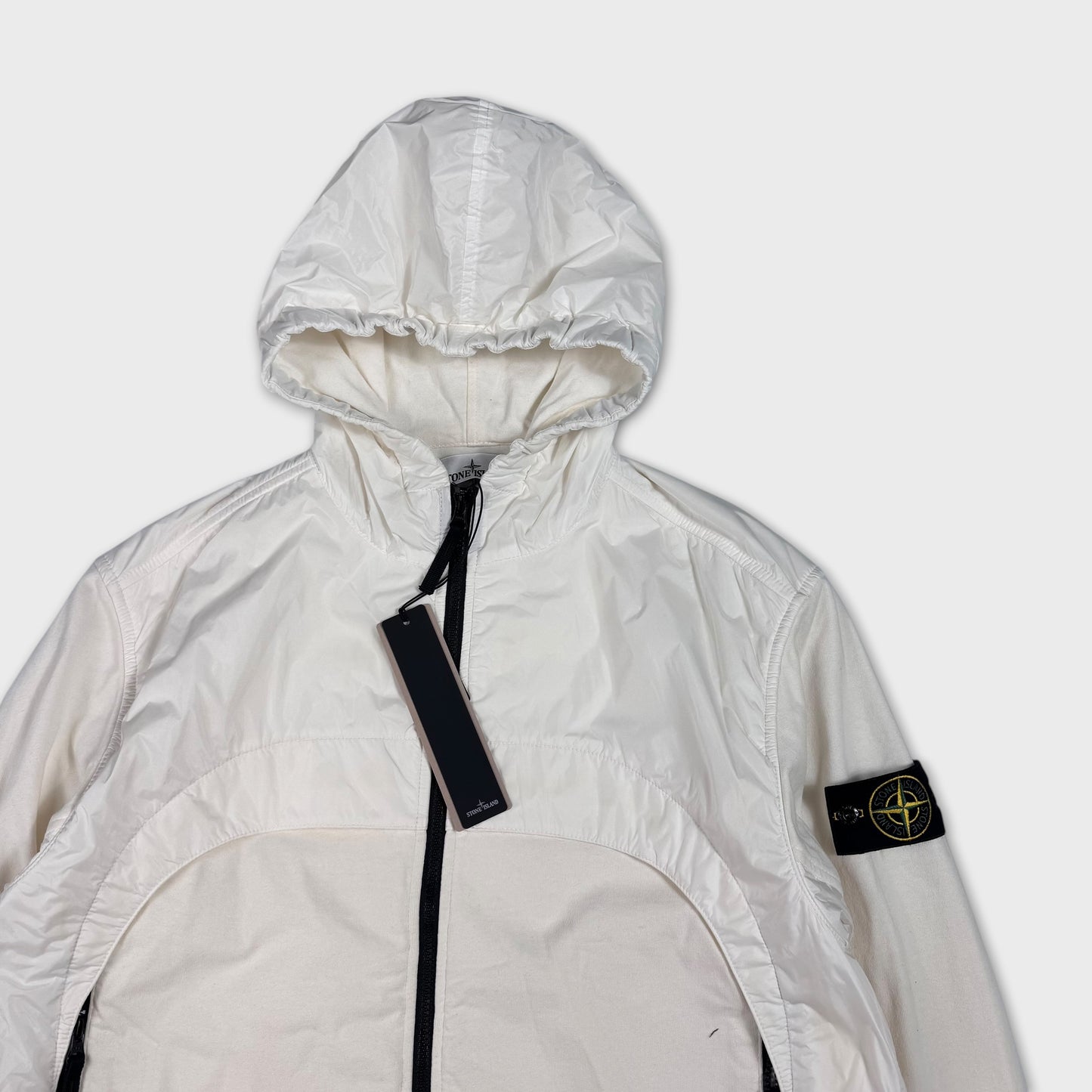 Stone Island Garment Dyed Crinkle Reps NY Jersey Jacket L