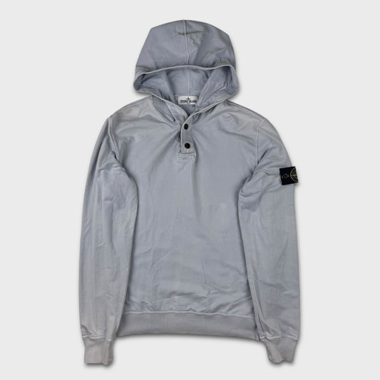 Stone Island Baby Blue Pullover Hoodie M